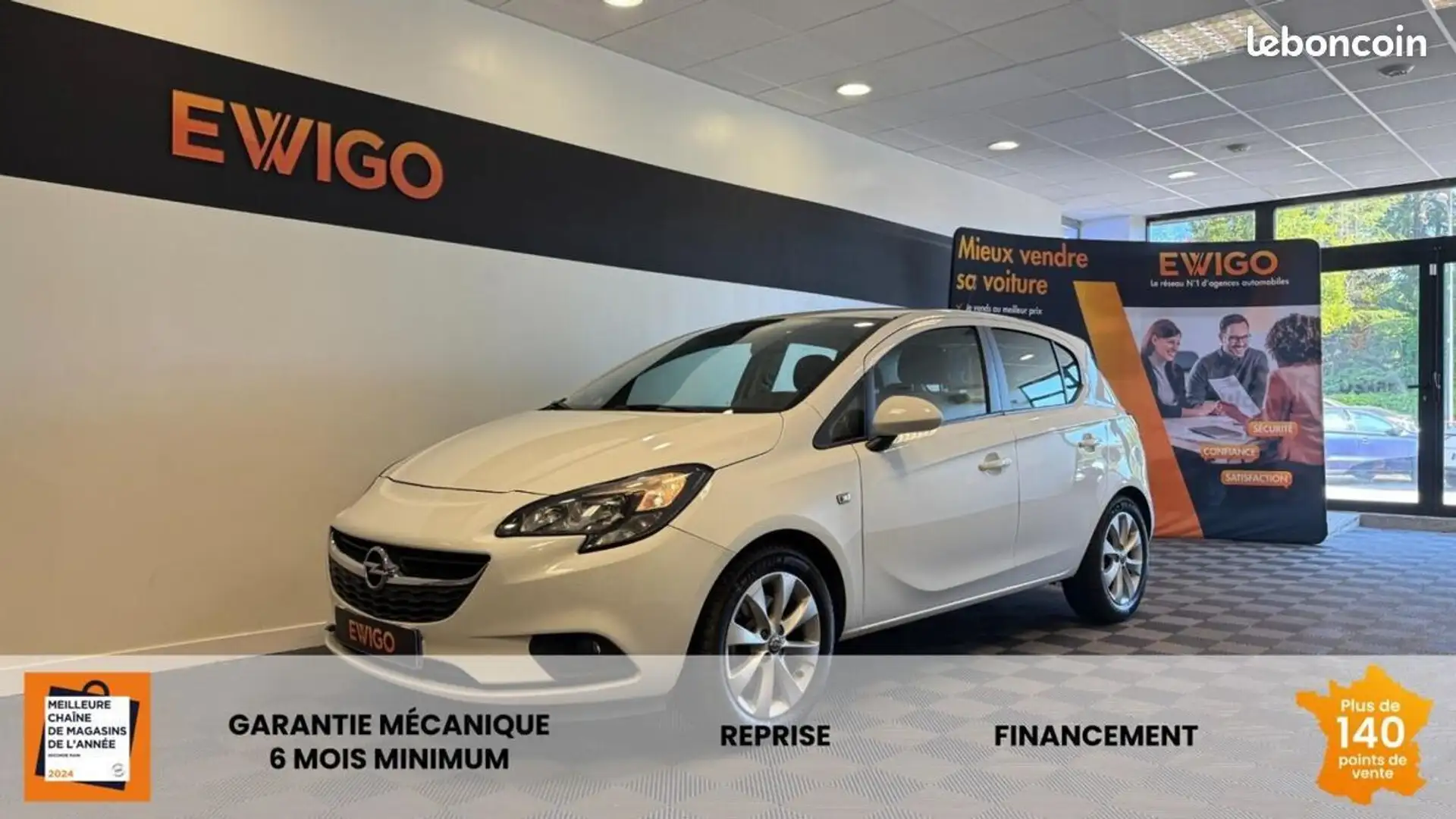 Opel Corsa 1.4 T 100 EXCITE Blanc - 1