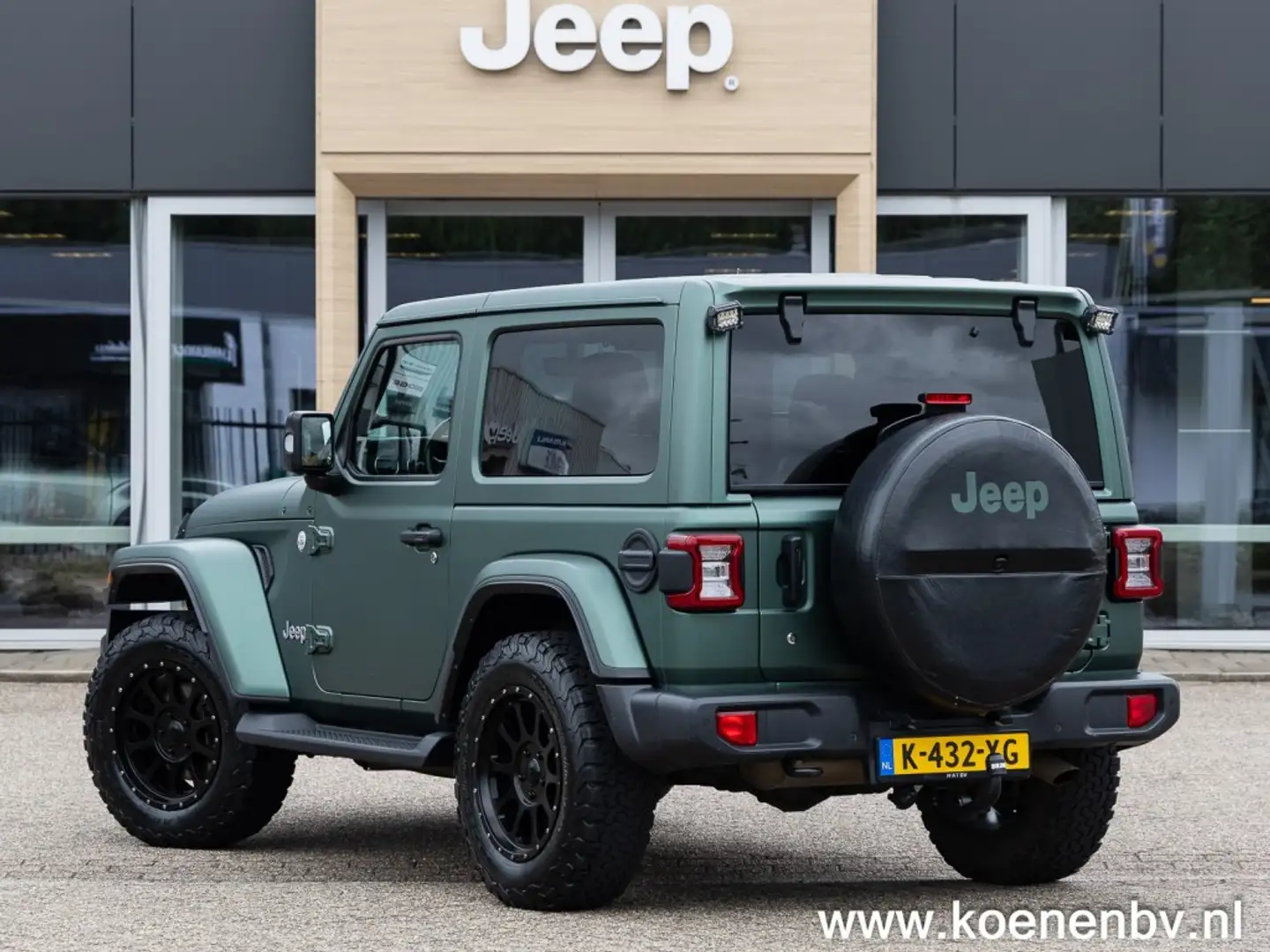 Jeep Wrangler 2.0T Sahara 4WD Automaat 2 drs LEER / LIER / MATGR Zwart - 2