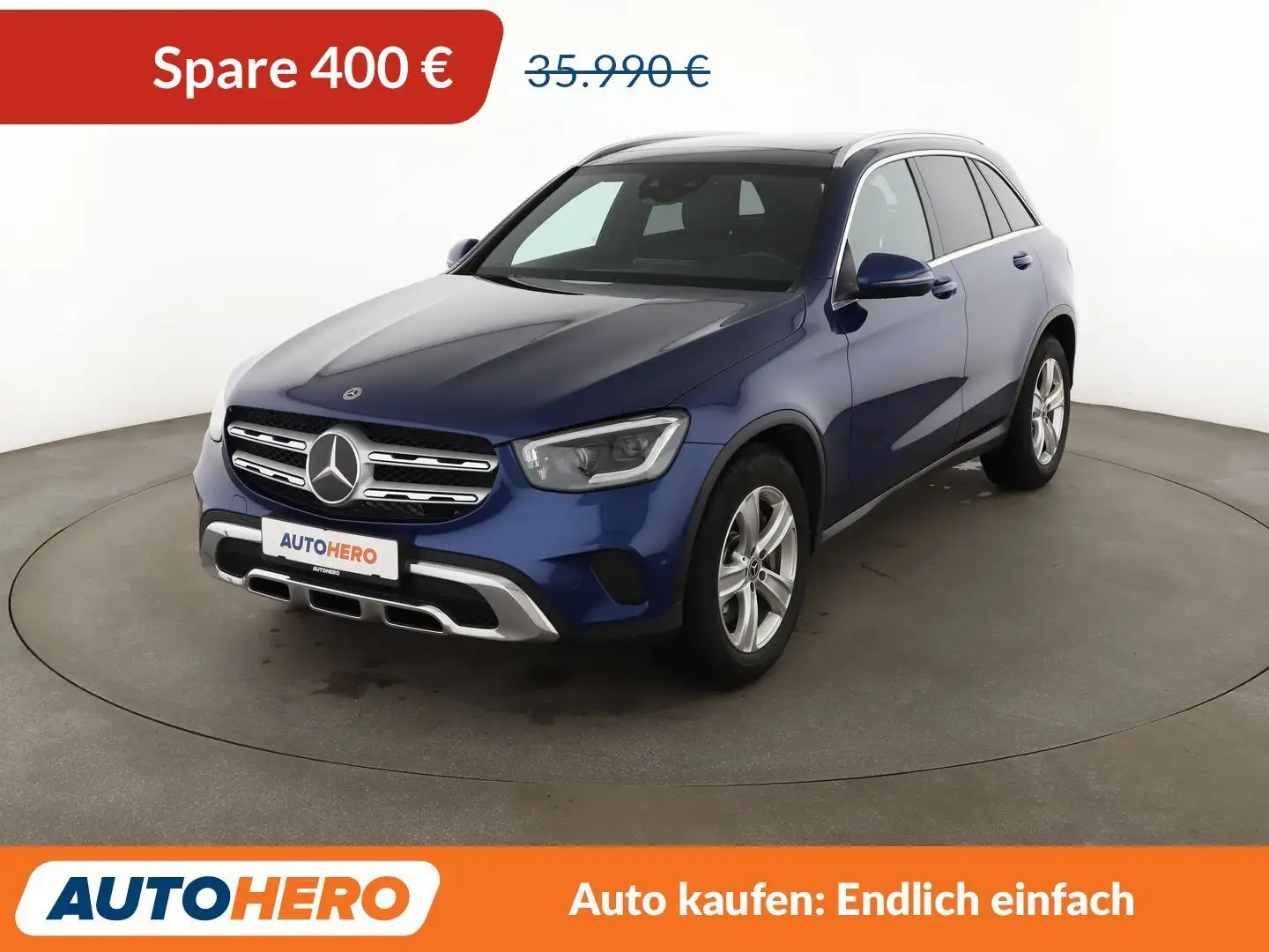 Mercedes-Benz GLC 400 GLC 400 d 4Matic Aut.*NAV*LED*ACC*CAM*PDC*SHZ*PANO Bleu - 1