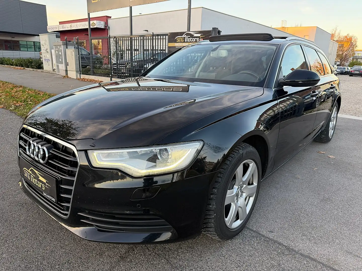 Audi A6 Avant 3,0 TDI quattro Fleet DPF S-tronic/PANO/S... Zwart - 2