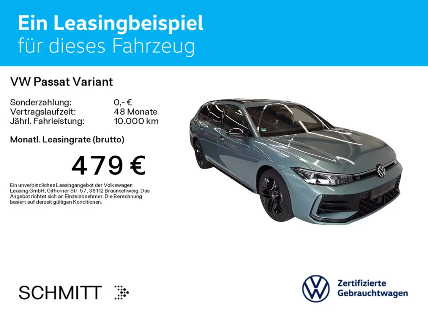 Volkswagen Passat Variant 1.5 e-Hybrid DSG R-LINE*BLACK-STY Vert - 2