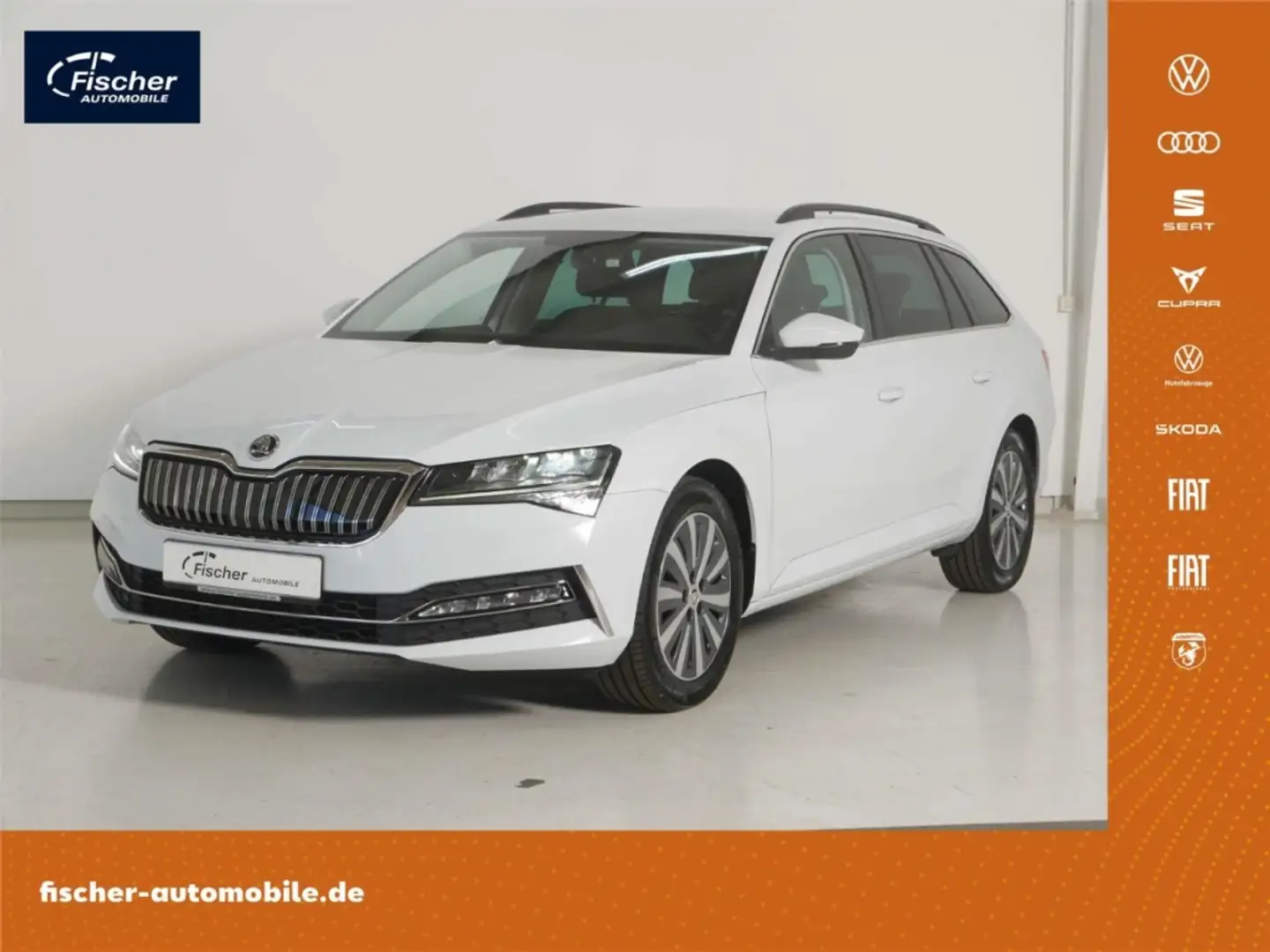 Skoda Superb Combi 1.4 TSI iV Ambition DSG LED/NAV/SH Weiß - 1