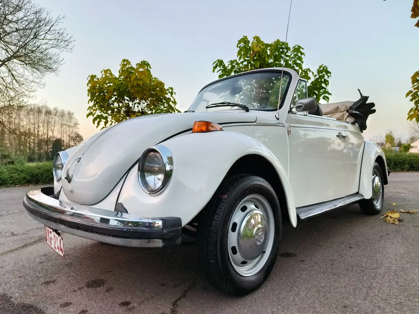 Volkswagen Kever Cabrio Blanc - 1