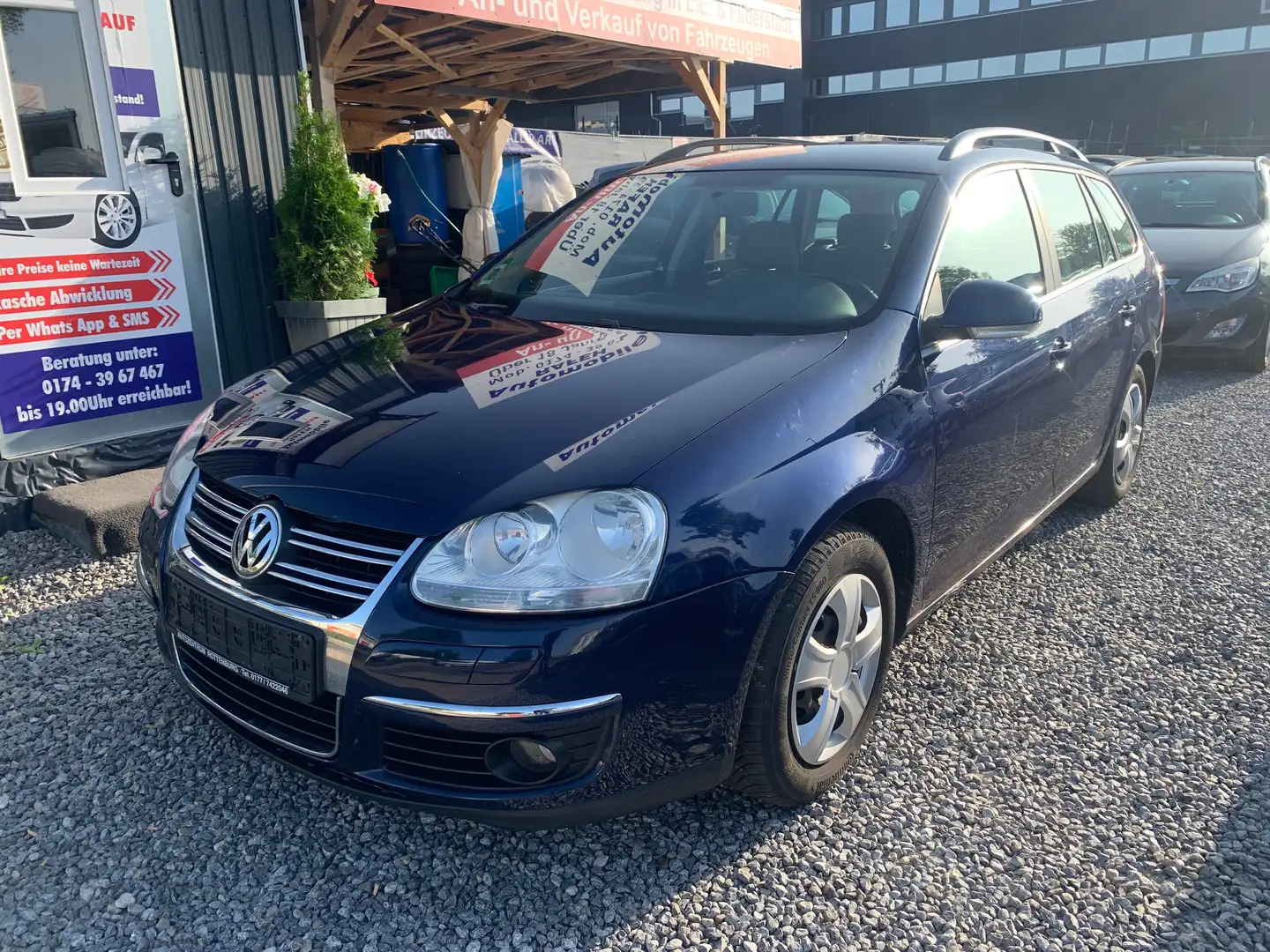 Volkswagen Golf Variant 2.0. TDI. Klima. 8- Fach bereift. 1. Hand Modrá - 2