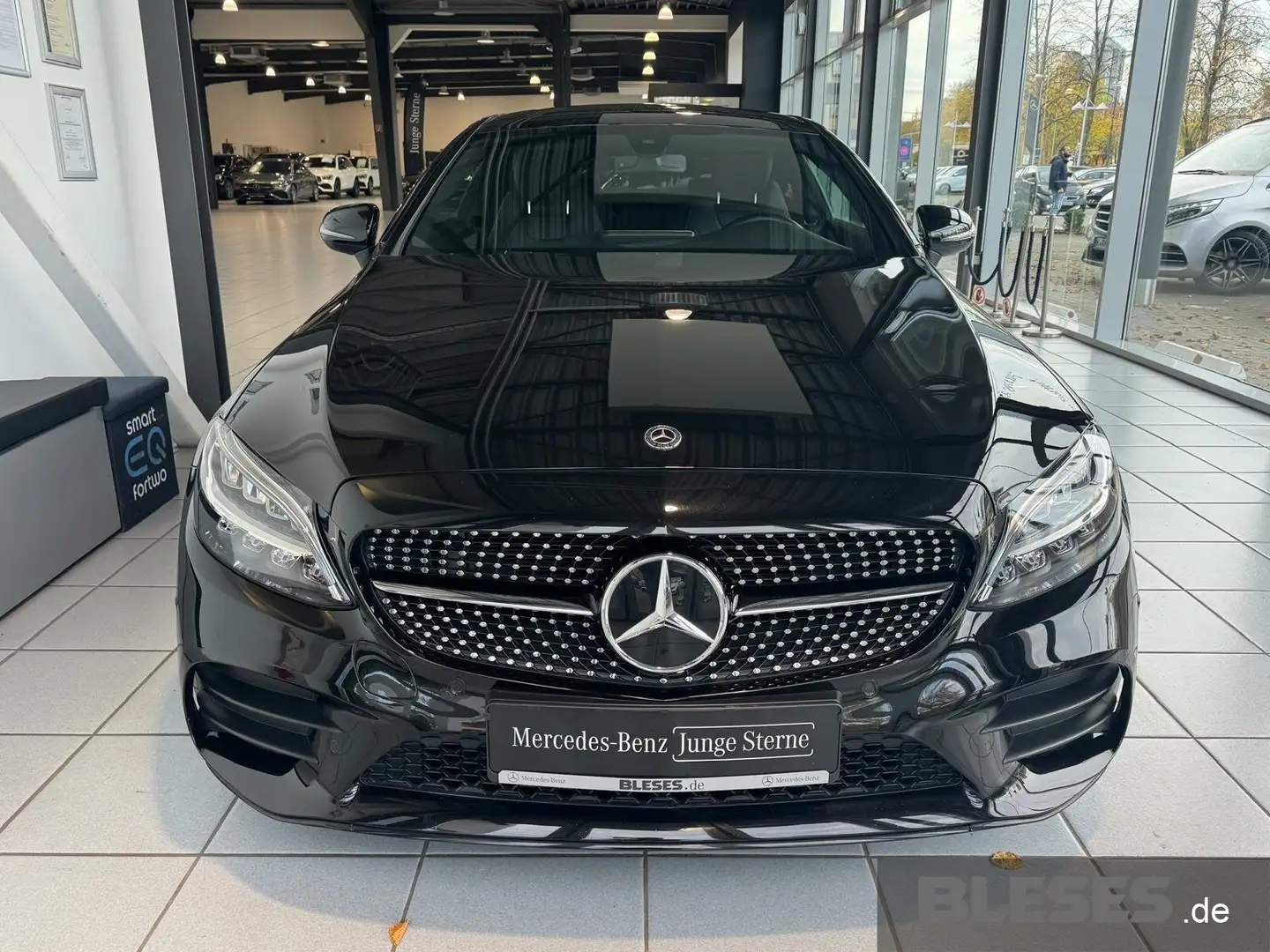 Mercedes-Benz C 180 C 180 AMG Line Coupé Night+LED+Kamera+Spiegel-P+RüKam Schwarz - 2