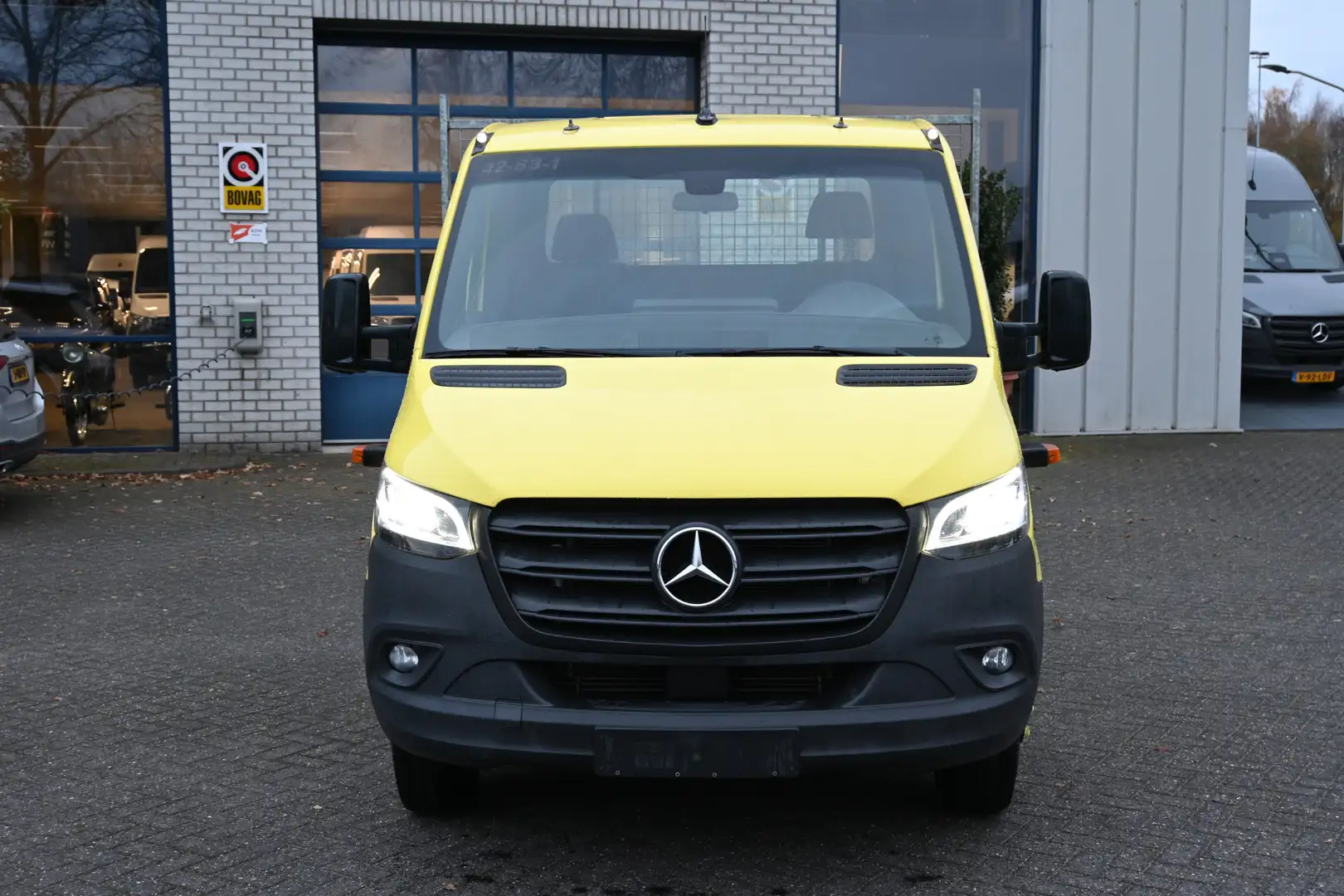 Mercedes-Benz Sprinter 519 CDI 3.0 V6 L2 Open laadbak MARGE Luchtvering, Gelb - 2