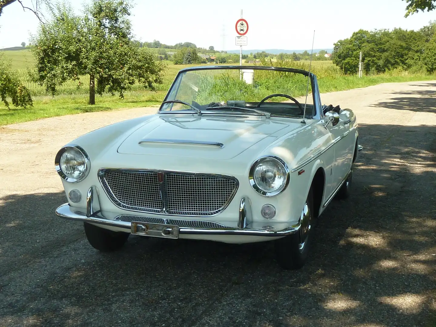 Fiat 1200 Cabrio + Hardtop Alb - 2