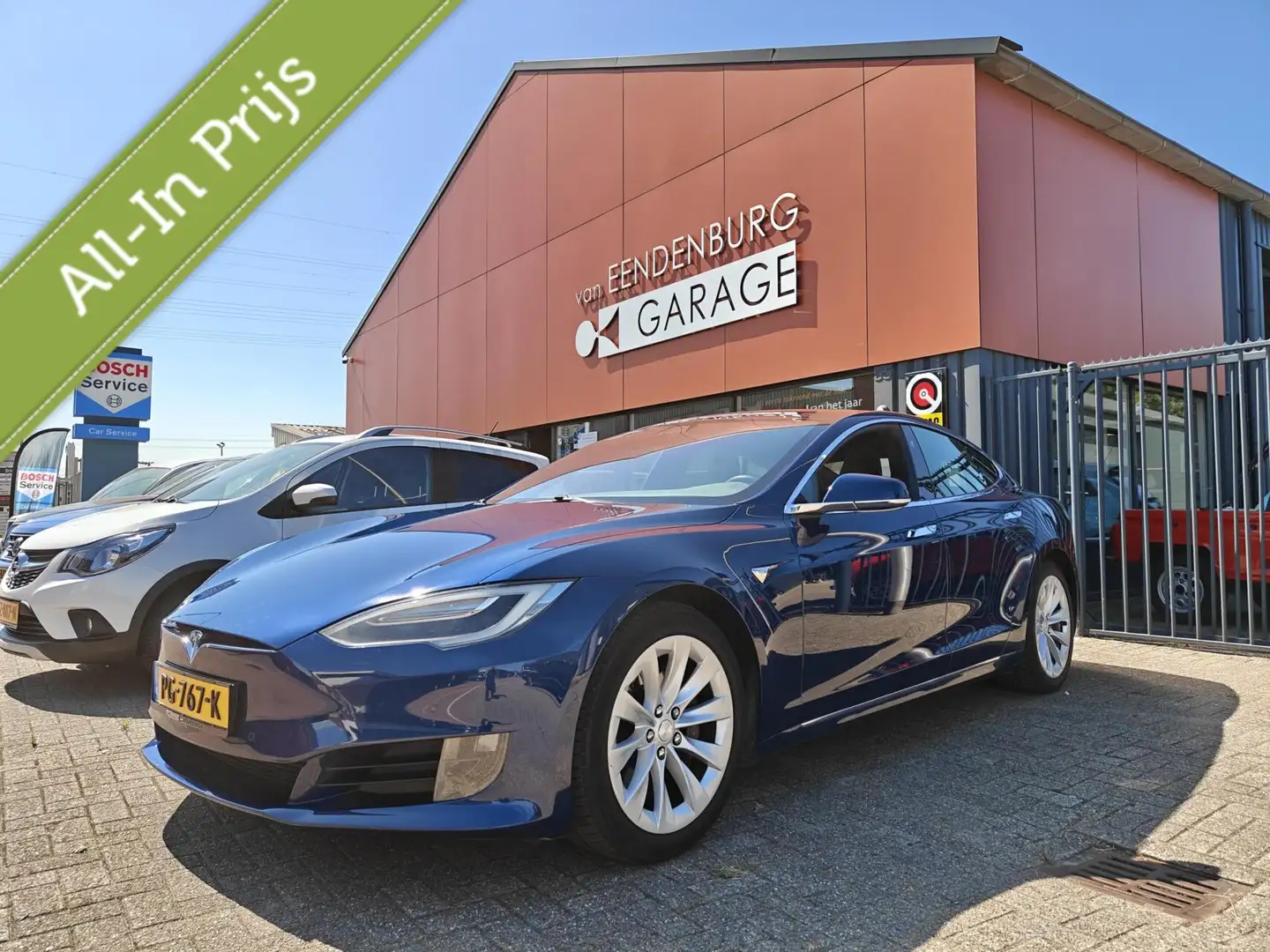 Tesla Model S 75 Base Bleu - 1