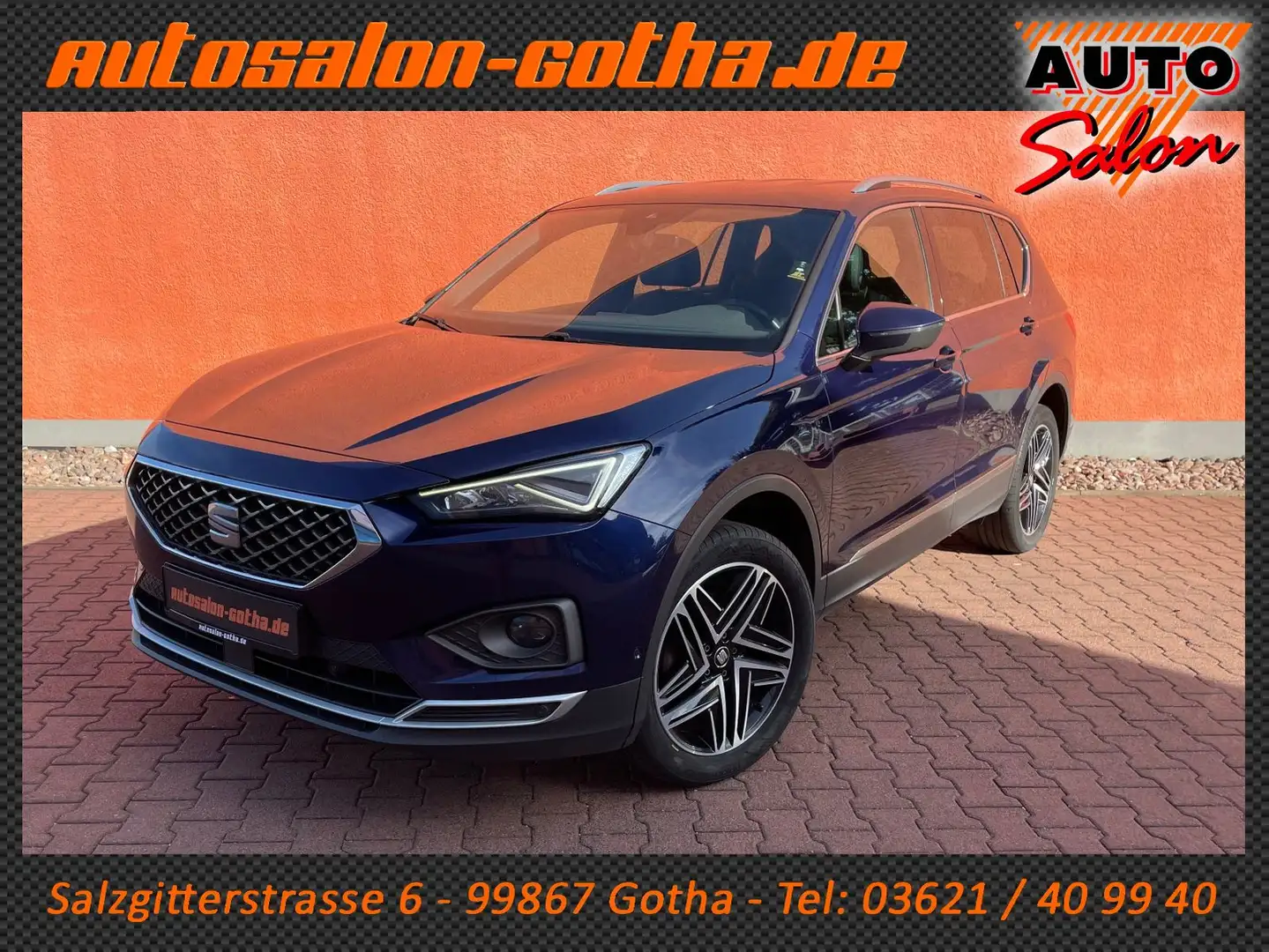 SEAT Tarraco Xcellence DSG 4Drive 7-Sitze CAM+Standhz Blau - 1