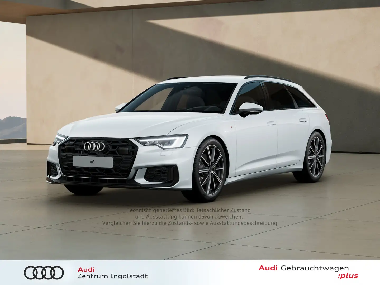 Audi A6 Avant 45 TFSI S line MATRIX AHK ACC HuD 20" Weiß - 1