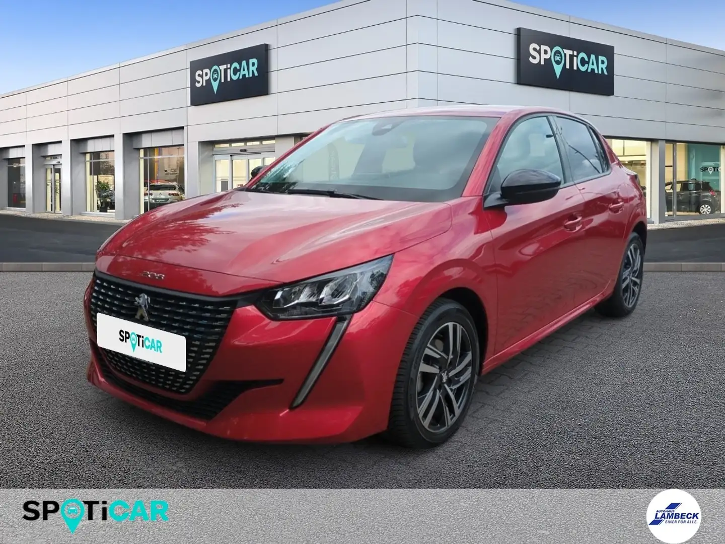 Peugeot 208 Allure 1.2 PureTech 100 Rouge - 1