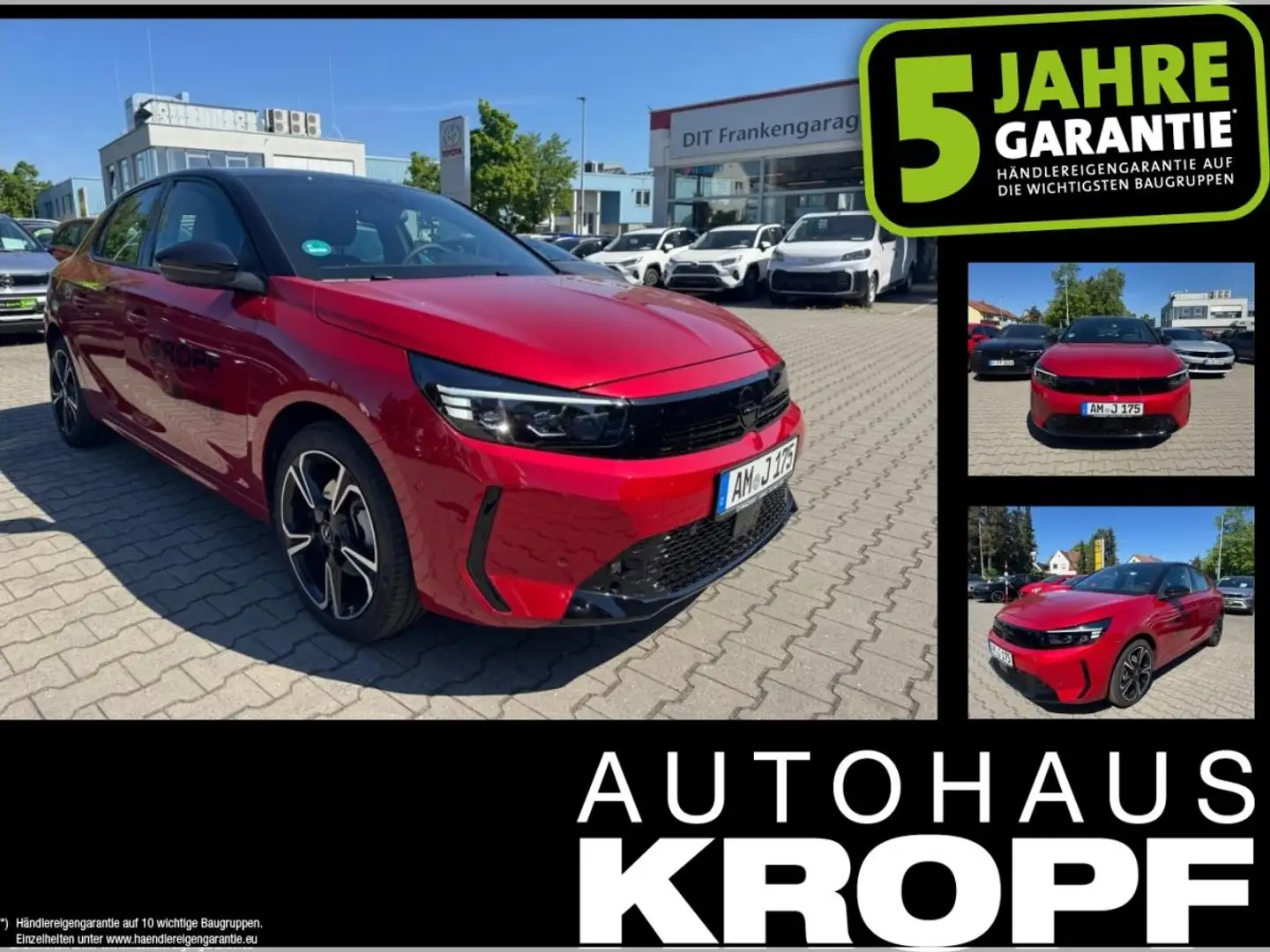 Opel Corsa F 1.2T **LED,SHZ, Kamera,Parkpilot** Rot - 1