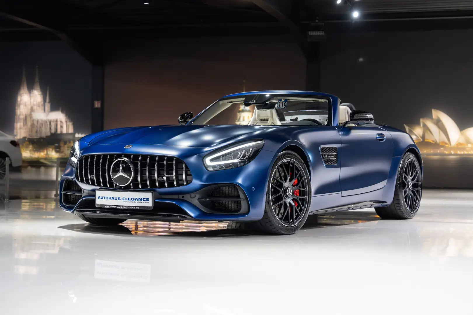 Mercedes-Benz AMG GT C Roadster*EXCL.NAPPA*SPORTSITZE*BURM*DCT Albastru - 1