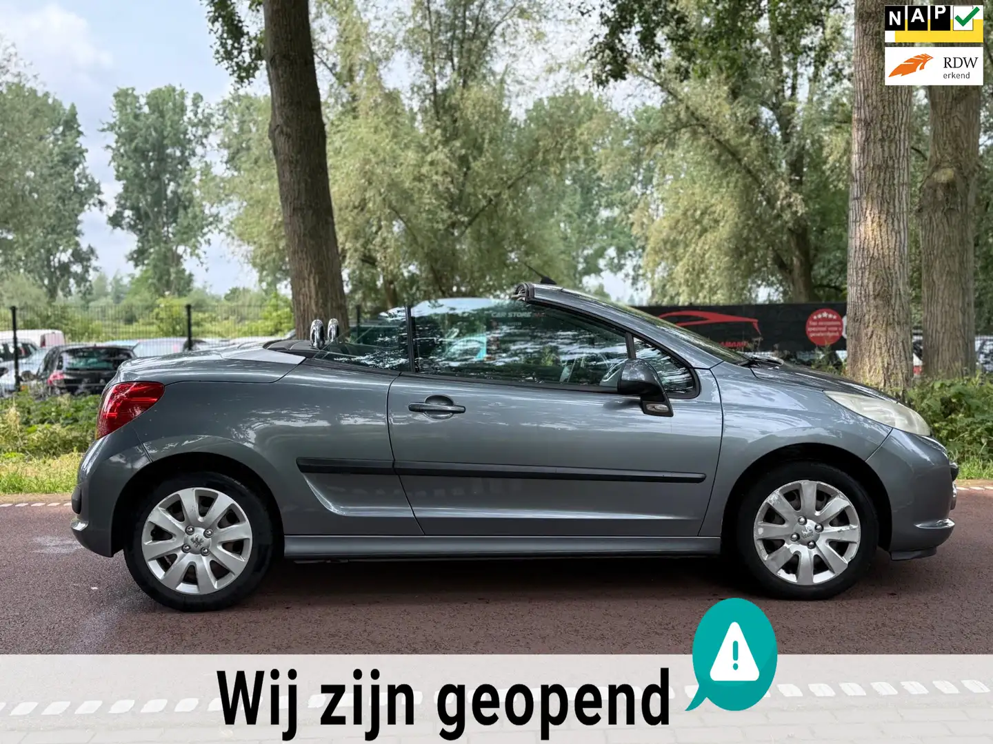 Peugeot 207 CC 1.6 VTi APK!CABRIO!KOOPJE! Grijs - 1