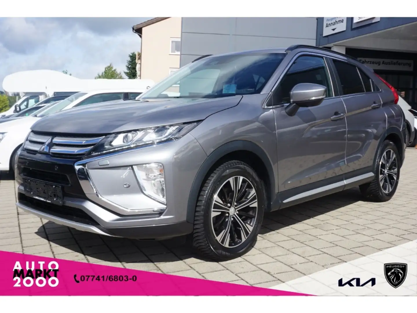 Mitsubishi Eclipse Cross 1.5 T-MIVEC 4WD CVT Top HuD LED ACC SHZ Grau - 1