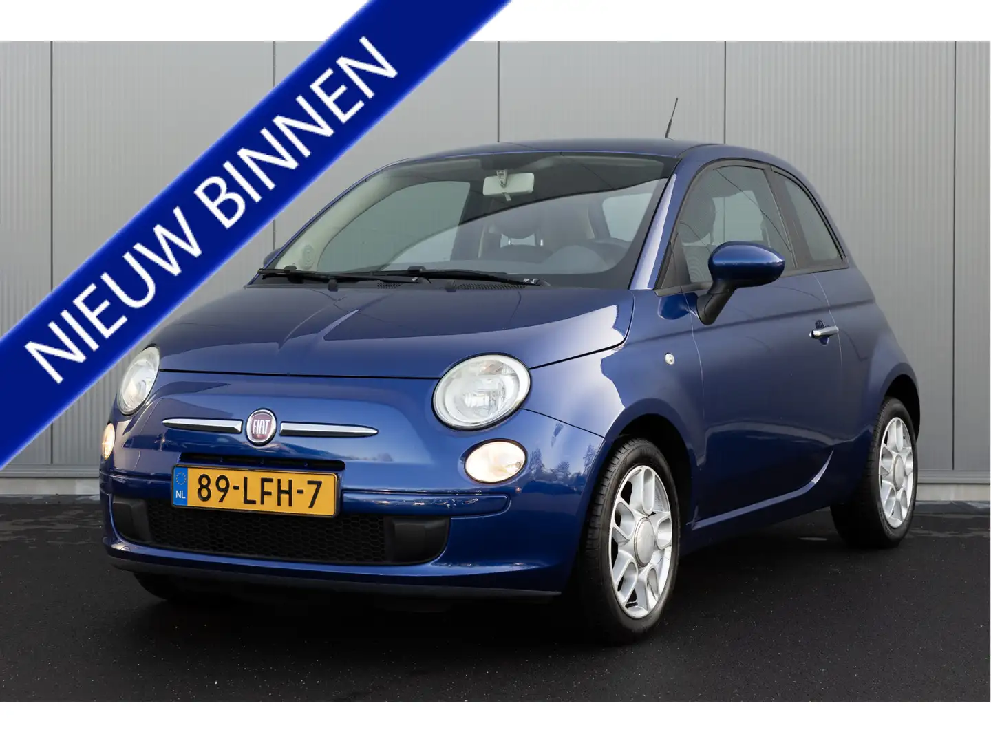 Fiat 500 1.2 Pop | AIRCO | NL-AUTO | LMV | CV OP AFSTANDSB Blauw - 1