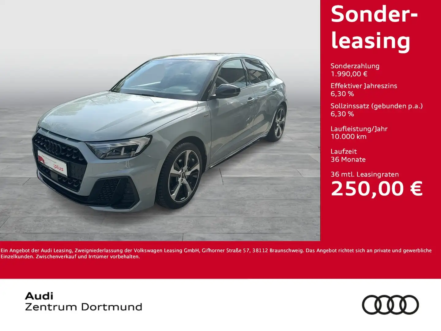 Audi A1 Sportback 30 S LINE BLACKPAK CAM ACC NAVI+ Gris - 1