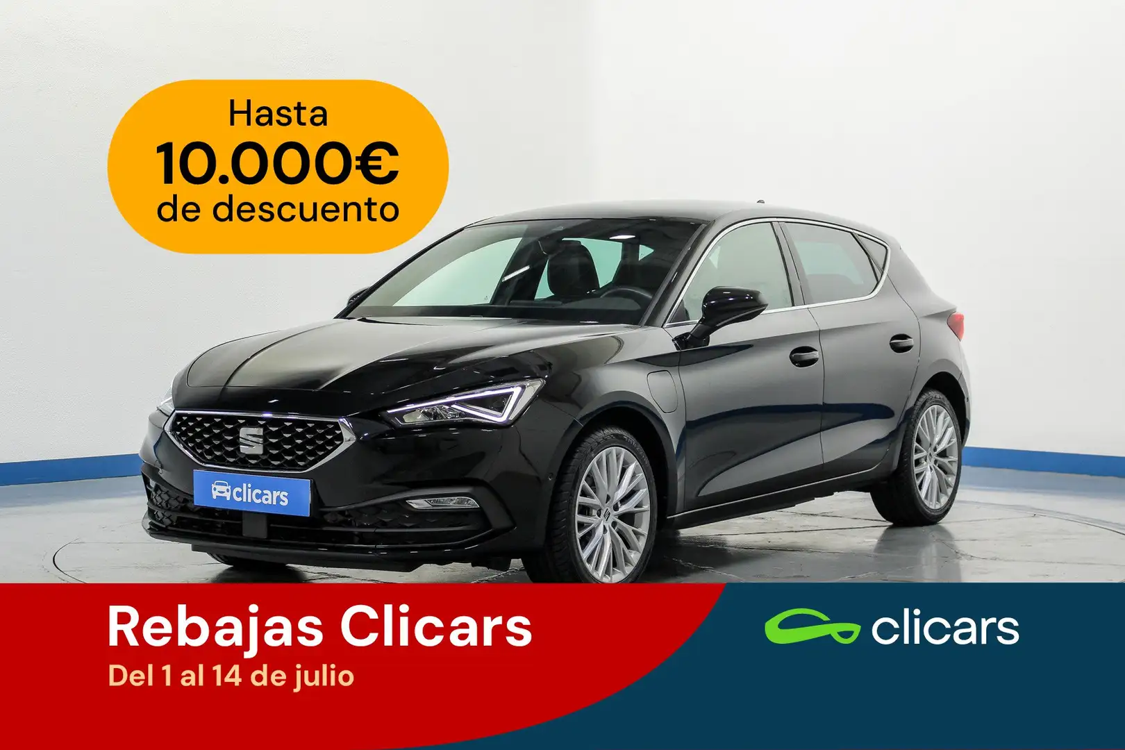 SEAT Leon 1.4 TSI e-Hybrid S&S Xcellence DSG-6 204 Noir - 1