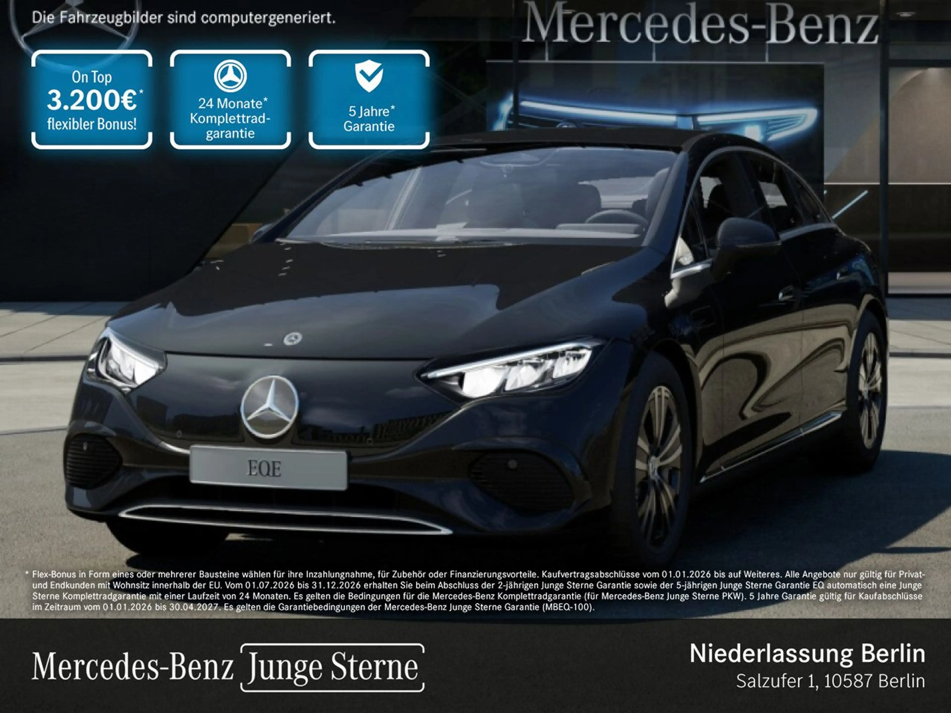 Mercedes-Benz EQE 300 Avantgarde WideScreen Distr. LED AHK PTS