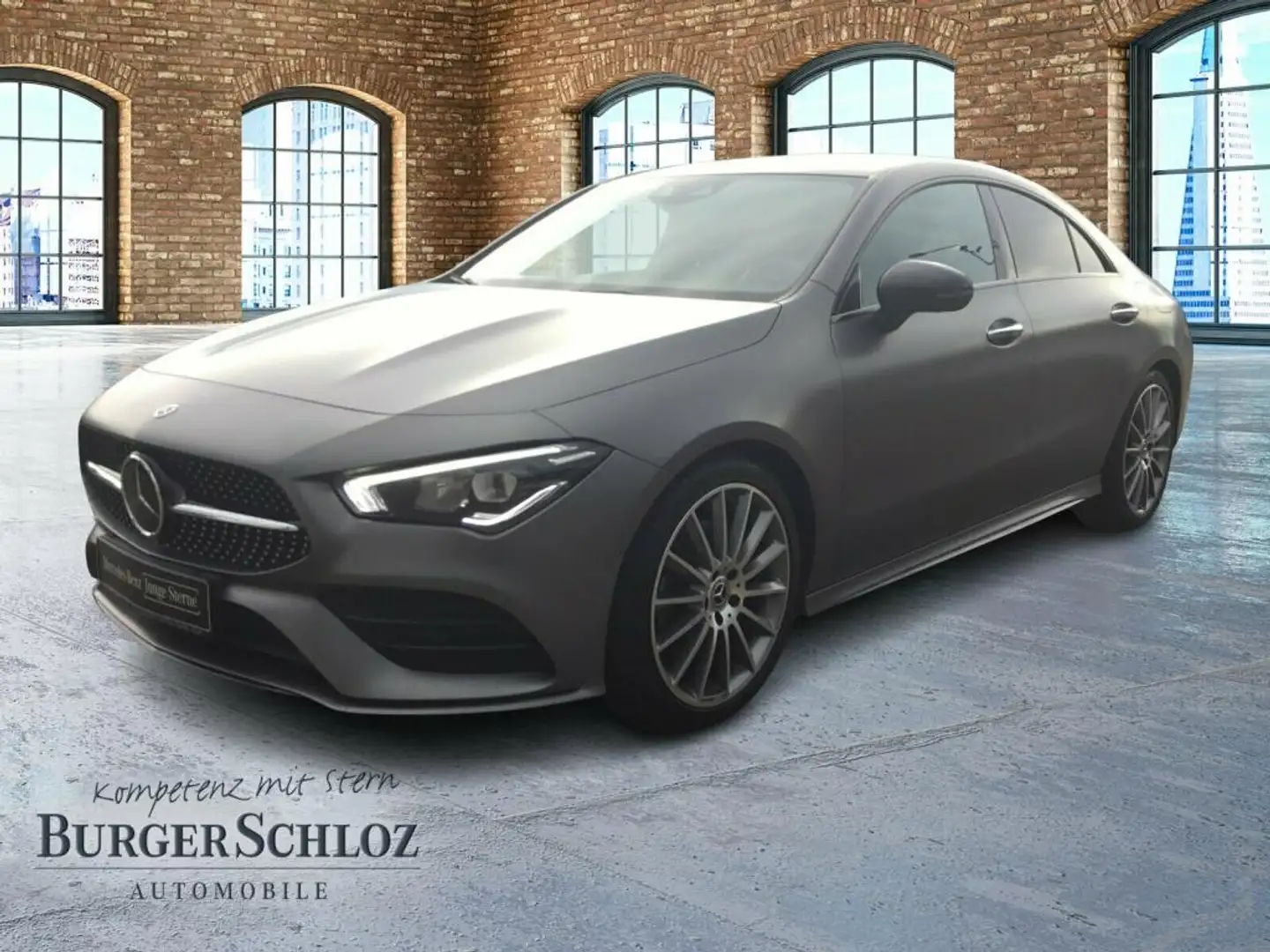 Mercedes-Benz CLA 250 AMG Pano Night S-Sitz ACC KeyLess PDC Gris - 1