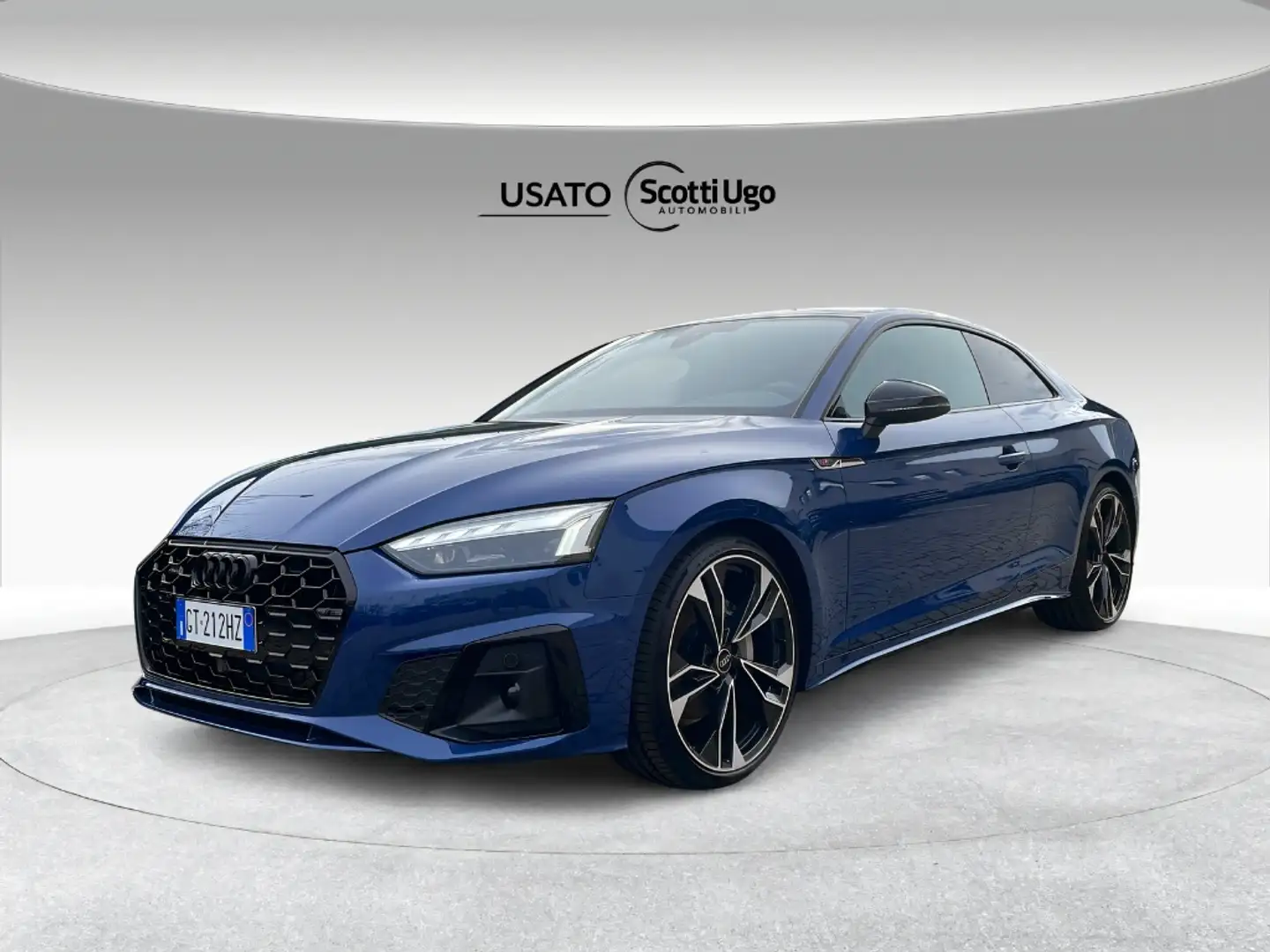 Audi A5 Coupe 40 2.0 tdi mhev S line edition quattro 204cv Blu/Azzurro - 1