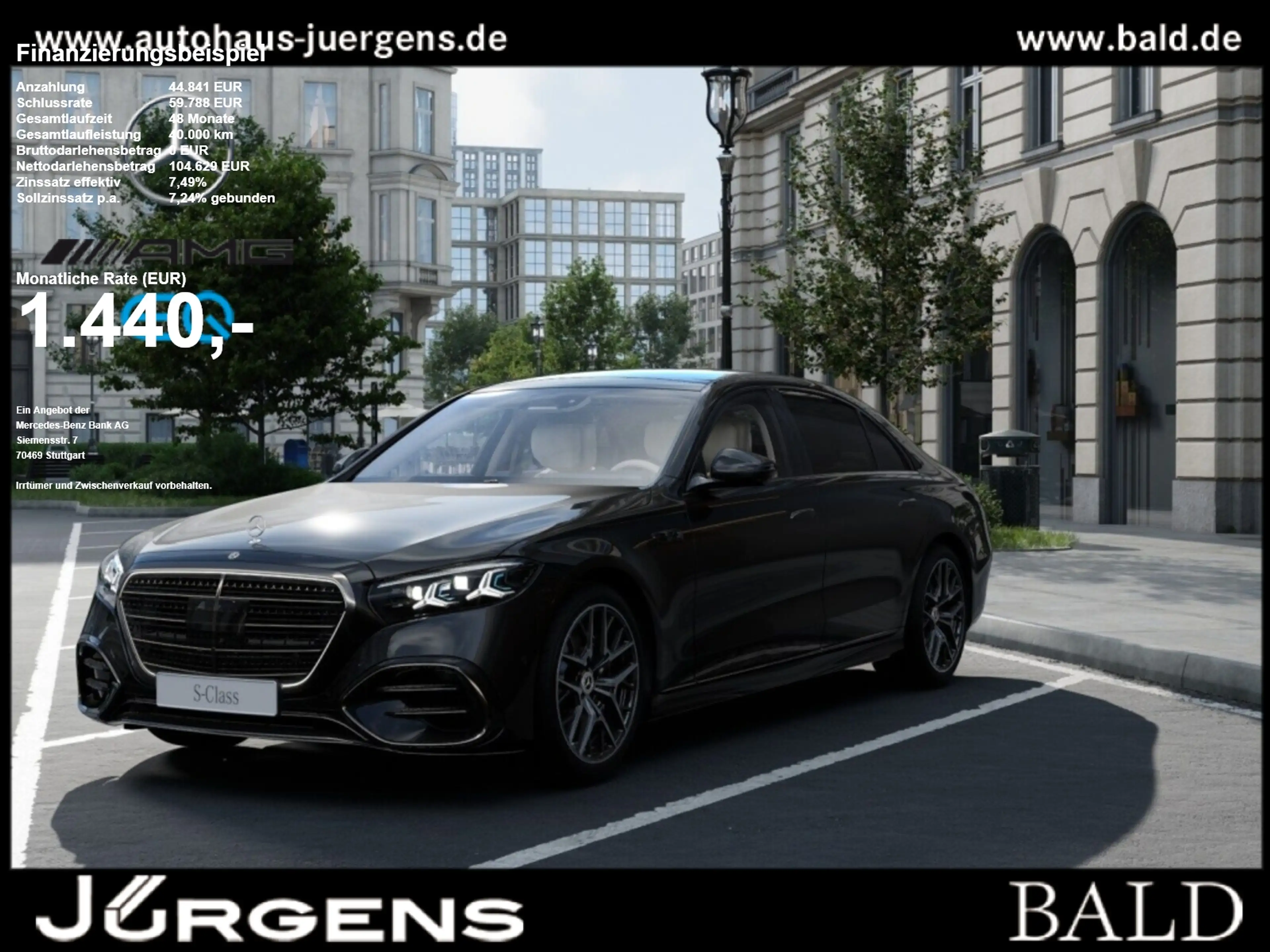 Mercedes-Benz S 450 d 4M L AMG-Sport/Pano/Super/Sitzkl/DIGITAL