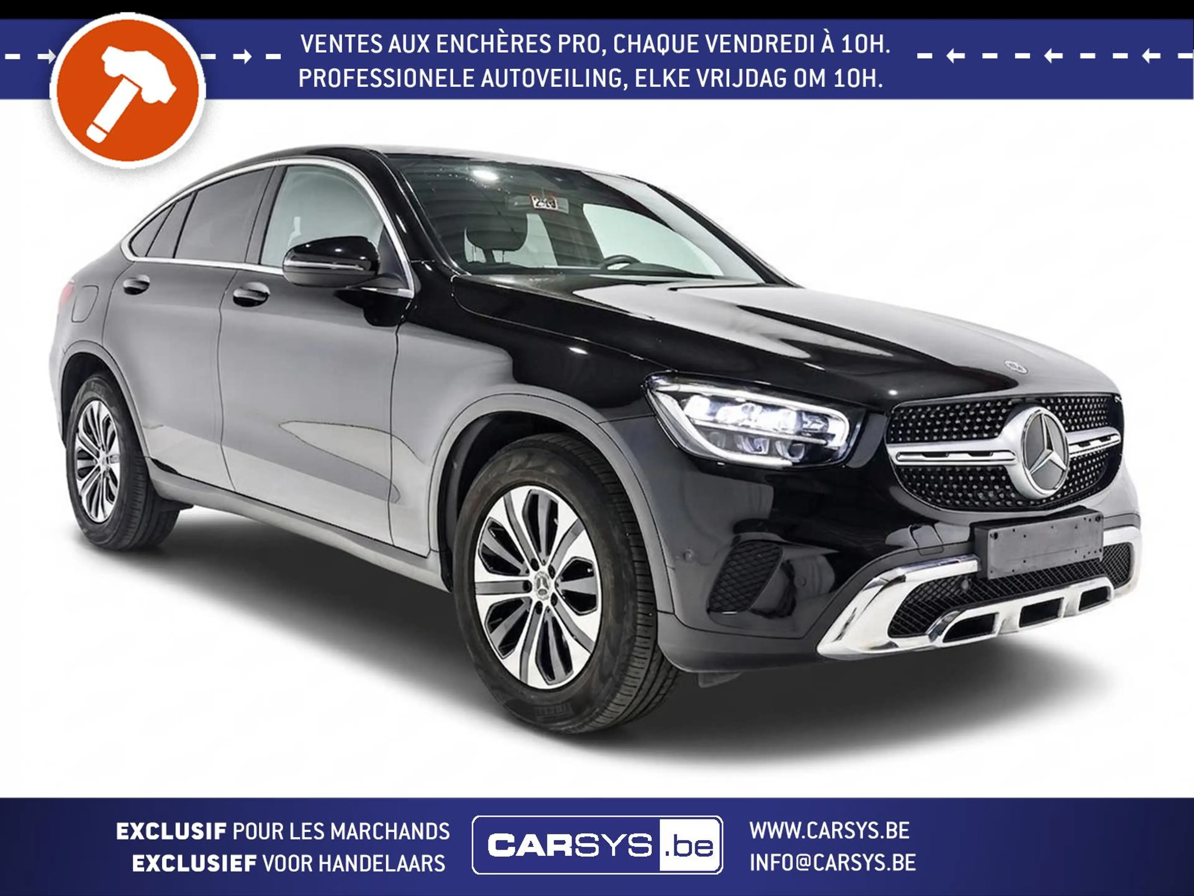 Mercedes-Benz GLC 200 D COUPE - BVA LED - CUIR SPORT - 18 - CAM - GPS