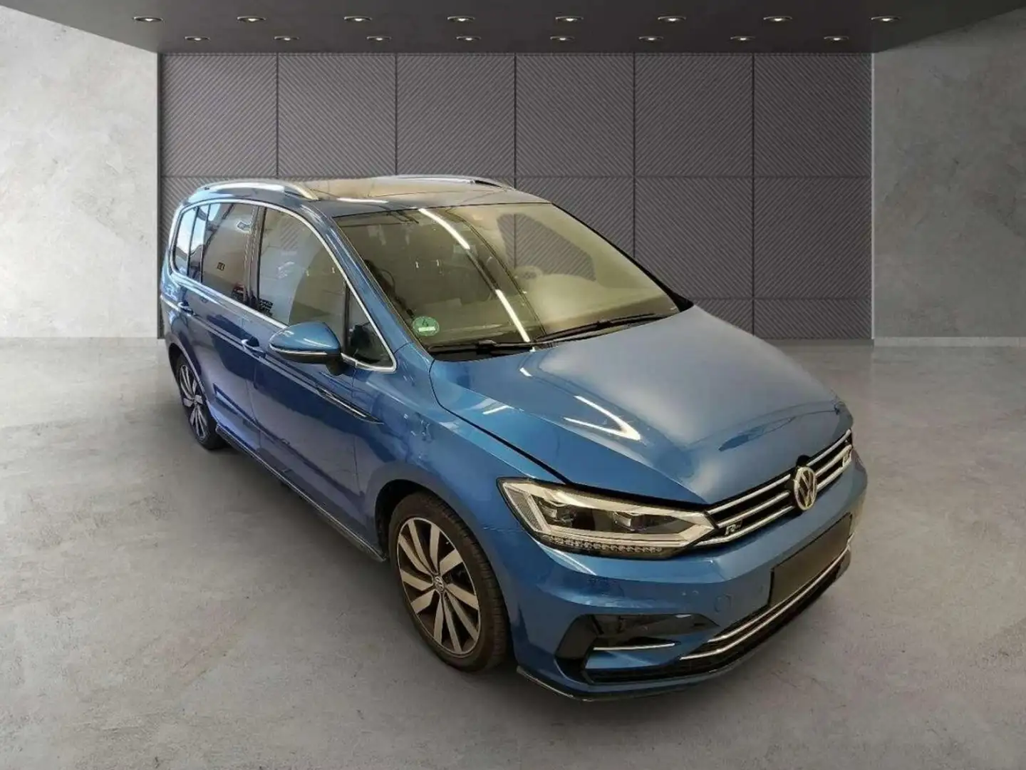 Volkswagen Touran 2.0 TDI Highline *7-SITZER*PANO*LED* Blau - 2