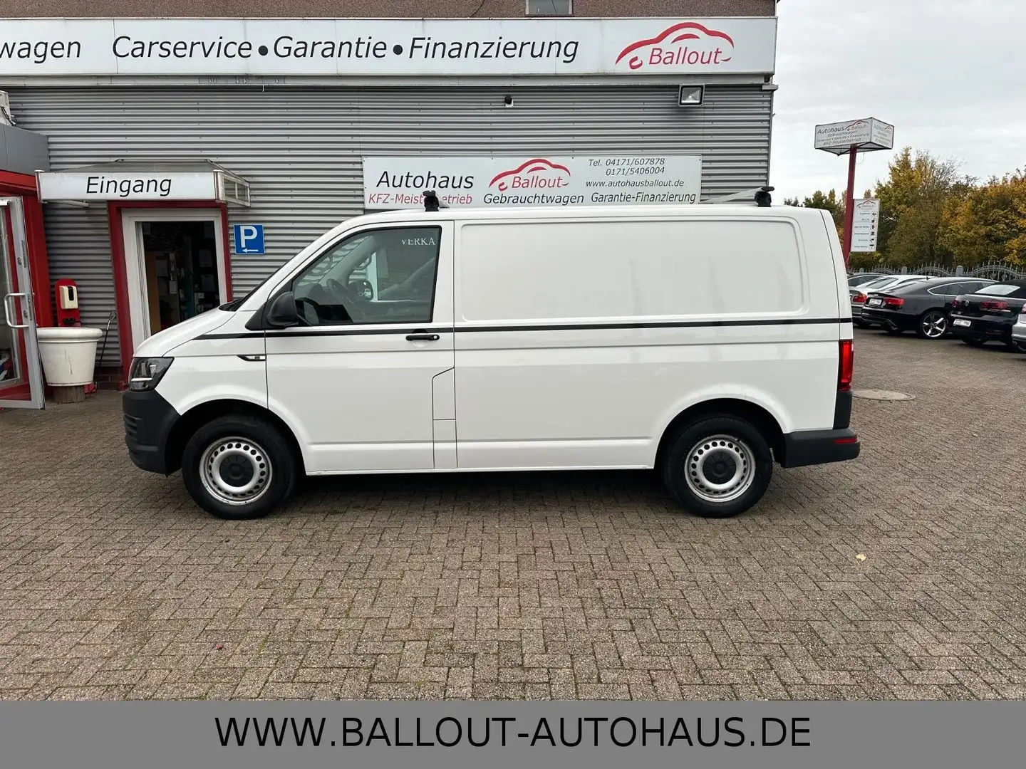 Volkswagen T6 Transporter Kasten*1.HAND*KLIMA*EURO6*BT*USB* Weiß - 1