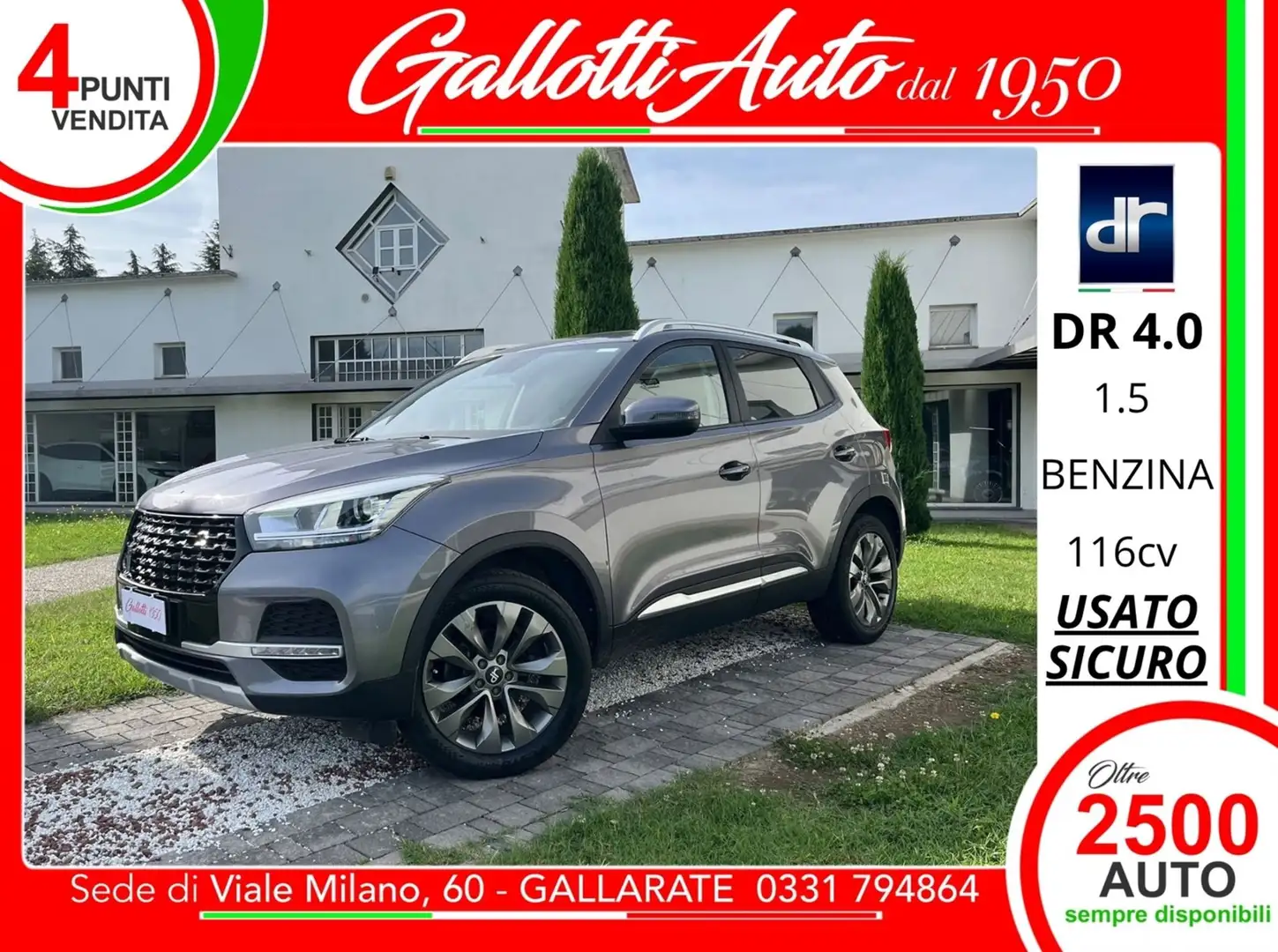 DR Automobiles DR4 1.5 116cv - SENZA VINCOLI DI FINANZIAMENTO Grau - 1