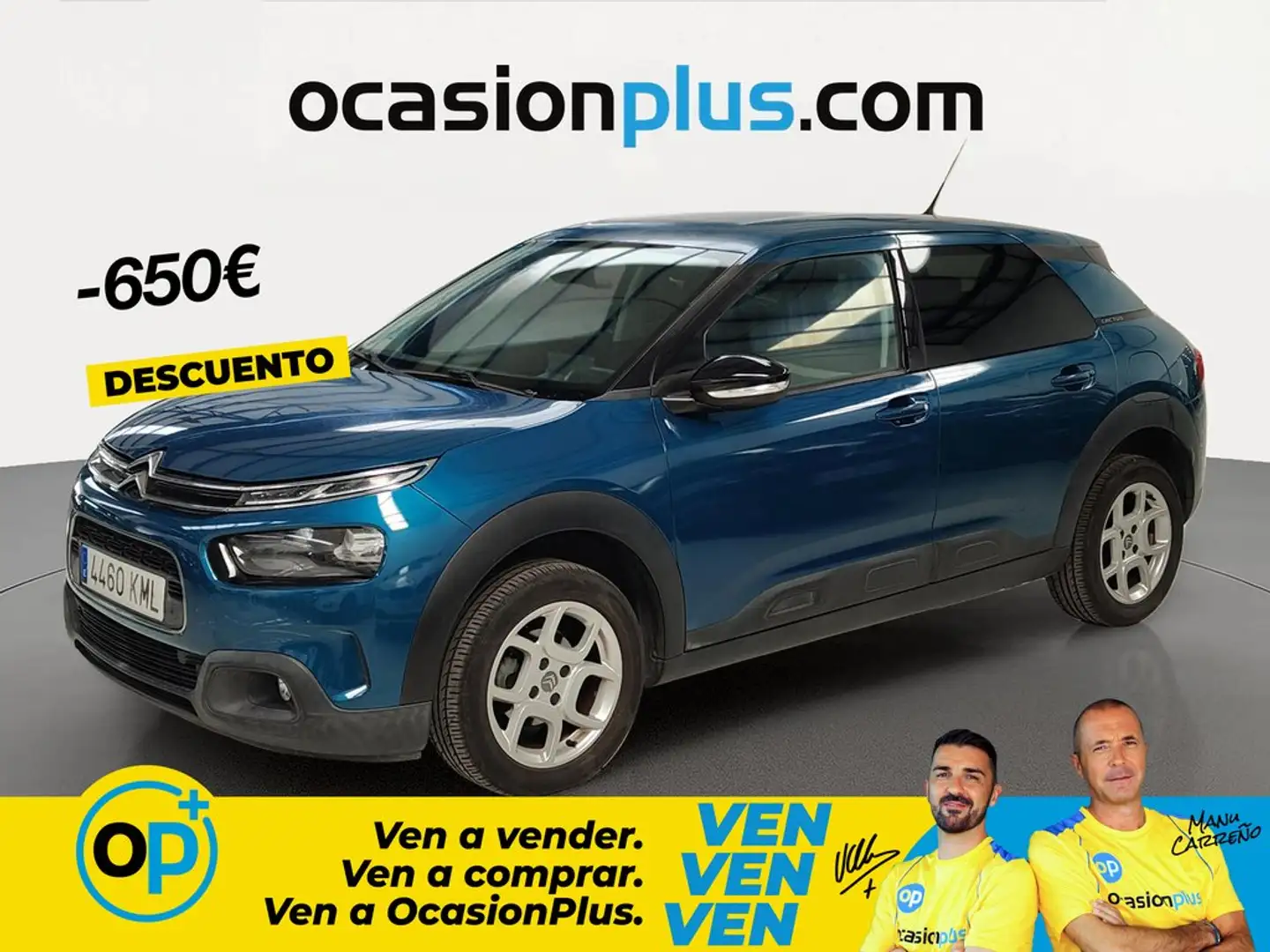 Citroen C4 Cactus 1.2 PureTech Feel 82 Azul - 1