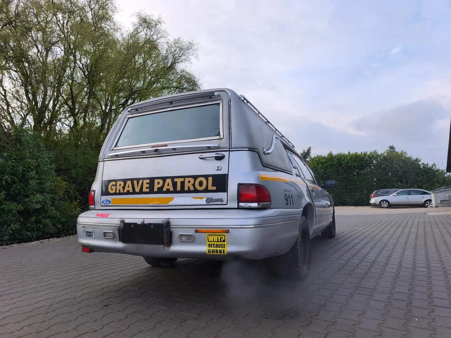 Ford Crown Victoria Leichenwagen 4,6l V8 NUR 84000 Meilen Silber - 2