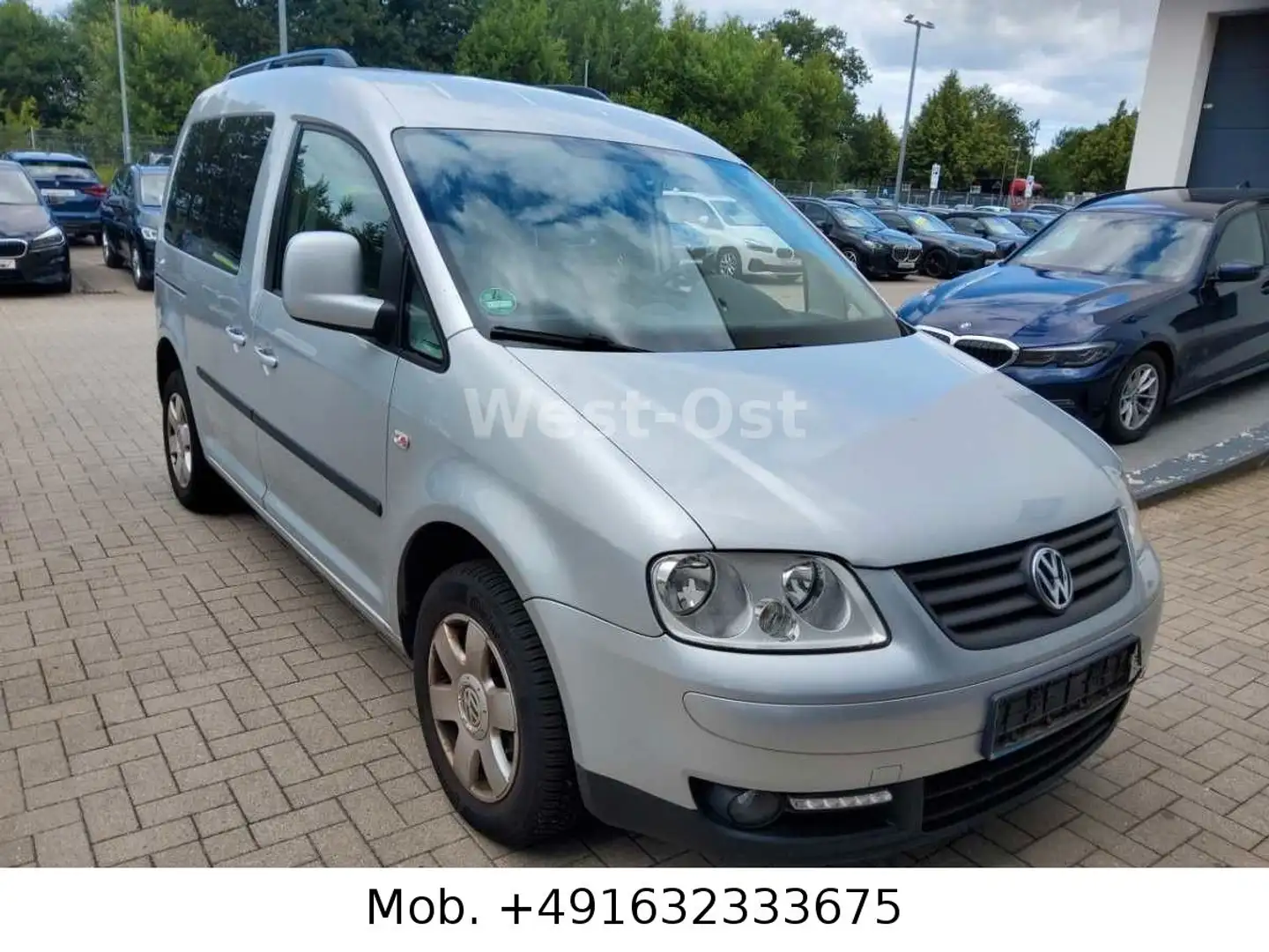 Volkswagen Caddy Life Team Caddy Klima Alu 1 Hand HU/AU neu Argent - 2