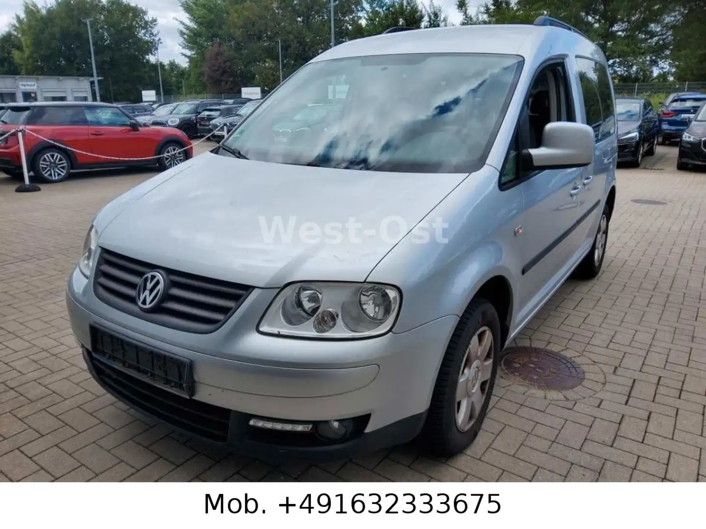 Volkswagen Caddy Life Team Caddy Klima Alu 1 Hand HU/AU neu Argent - 1