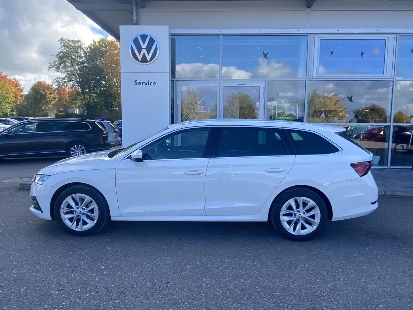 Skoda Octavia Combi 2.0 TDI DSG 4x4 Style 17"+NAVI-COL Weiß - 2