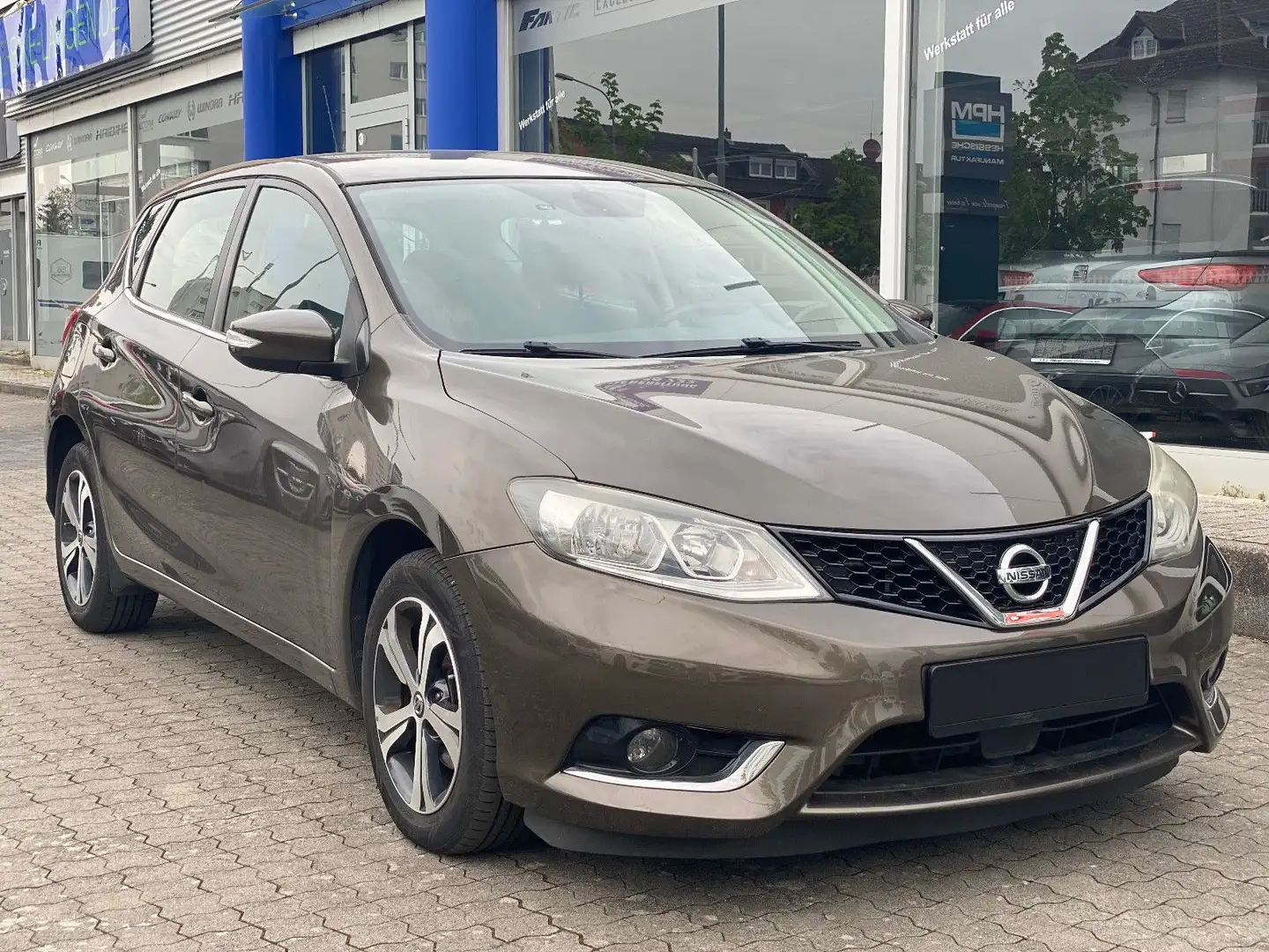 Nissan Pulsar 1.2 DIG-T Automatik Tekna * Viele Extras Braun - 1