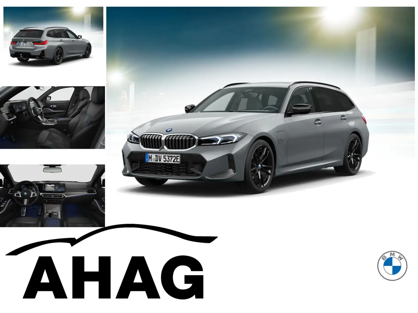 BMW 330 e Touring Automatic M Sportpaket Sport Aut. Grau - 1
