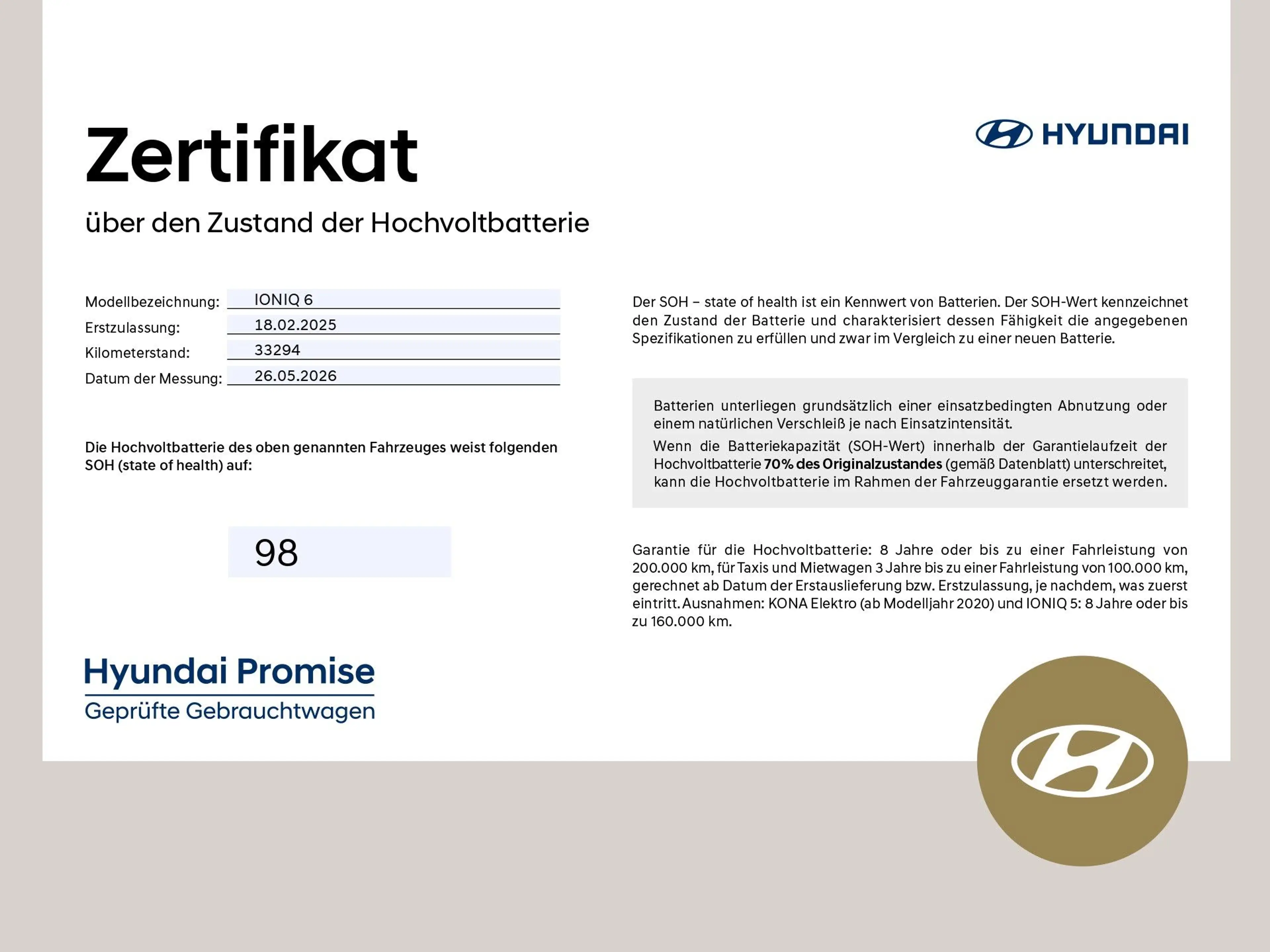 Hyundai IONIQ 6 77,4 kWh 2WD UNIQ DIG SPIEGEL 20 Bluetooth — photo 2