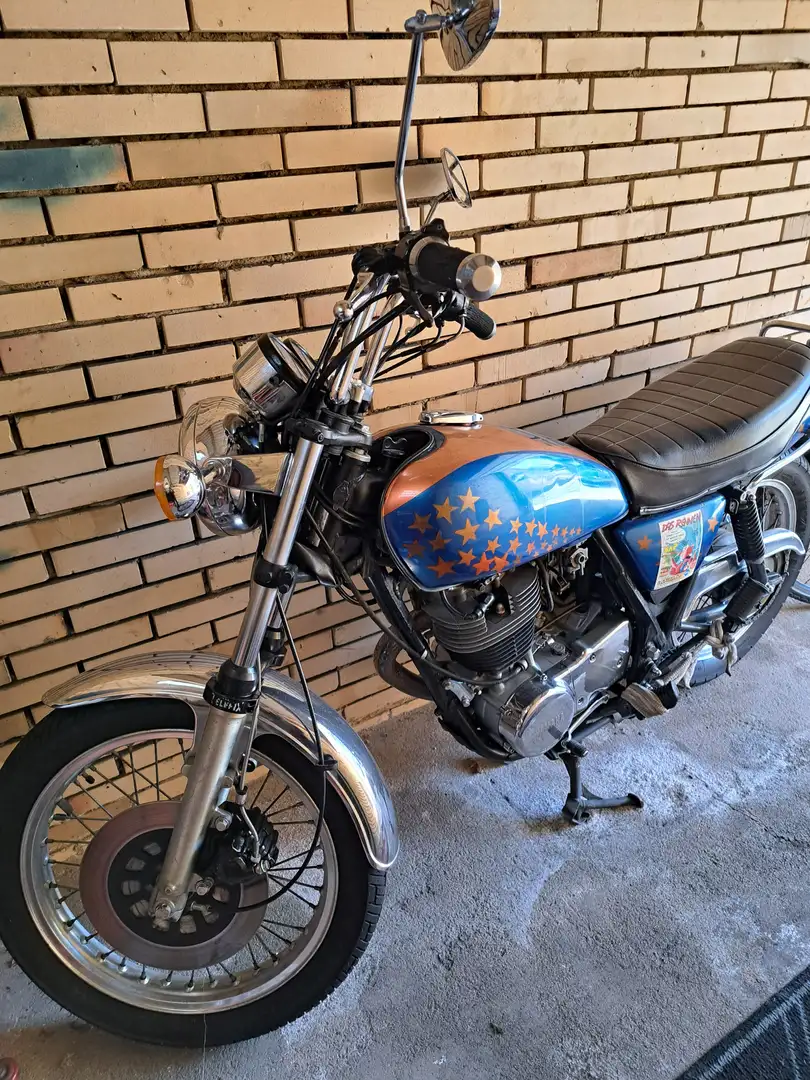 Yamaha SR 500 Blau - 2
