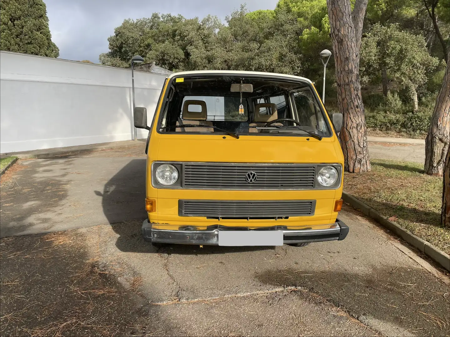 Volkswagen T3 T3 Bus . Techo corredero de chapa original de fábr Amarillo - 1