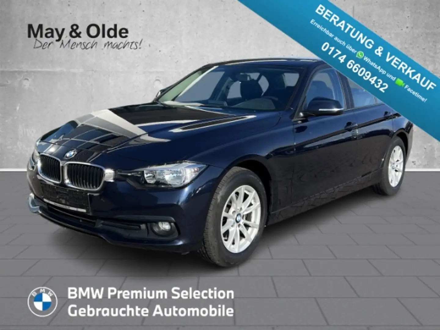 BMW 320 d Lim. 6-Gang Schiebedach Bluetooth 2.Hand Blu/Azzurro - 1