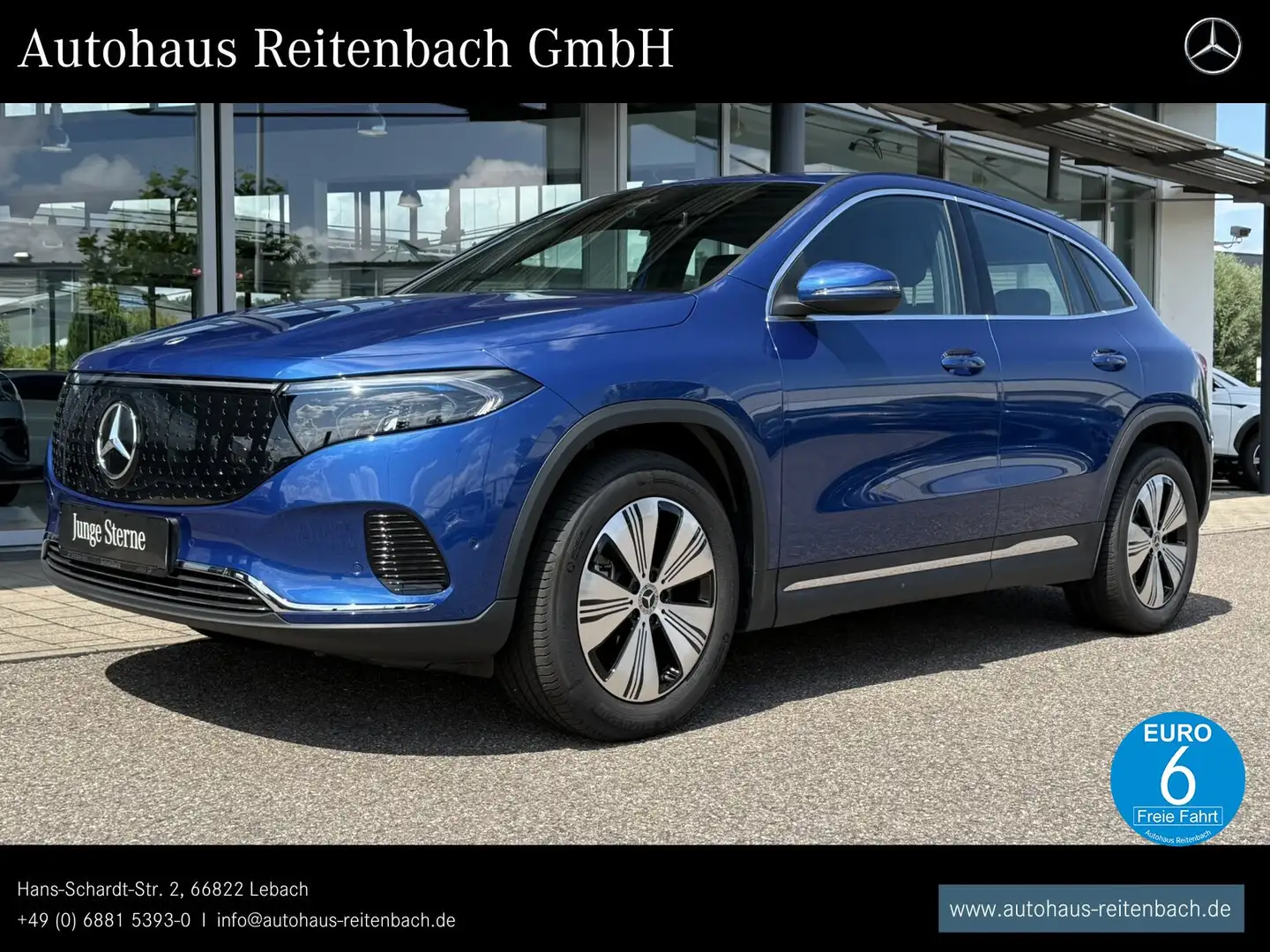 Mercedes-Benz EQA 350 EQA350 4M PROGRESSIVE+EASYPACK KAMERA+LENKRADHZG Blu/Azzurro - 1