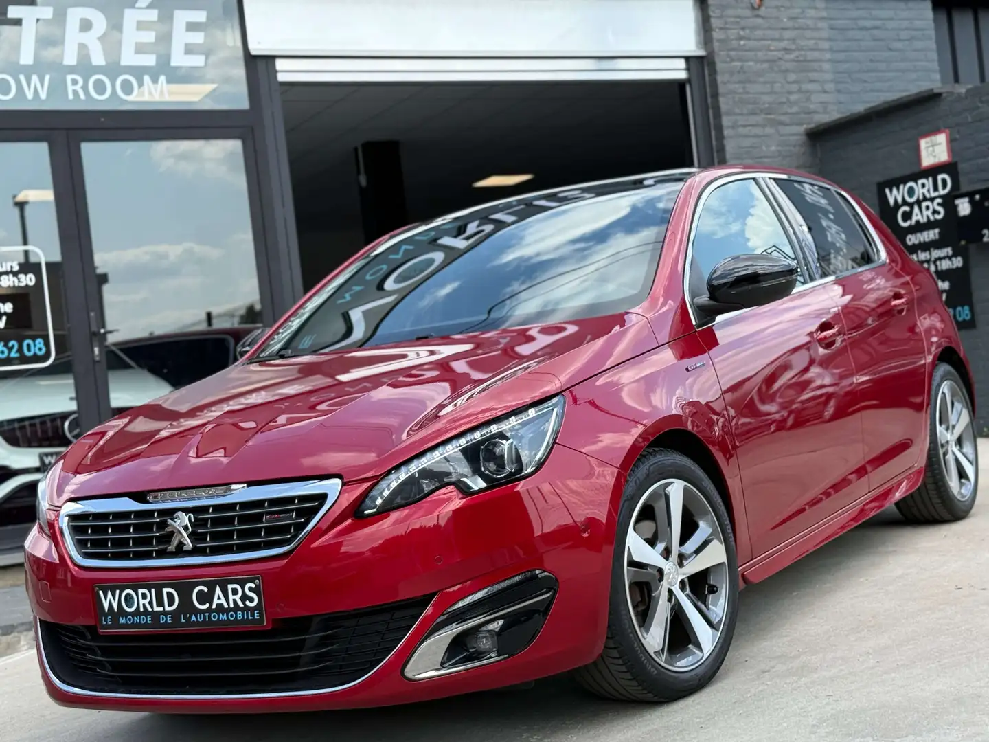 Peugeot 308 1.2i GT Line TOIT PANO CAMERA PARK.AS FULL OPTIONS Rouge - 1
