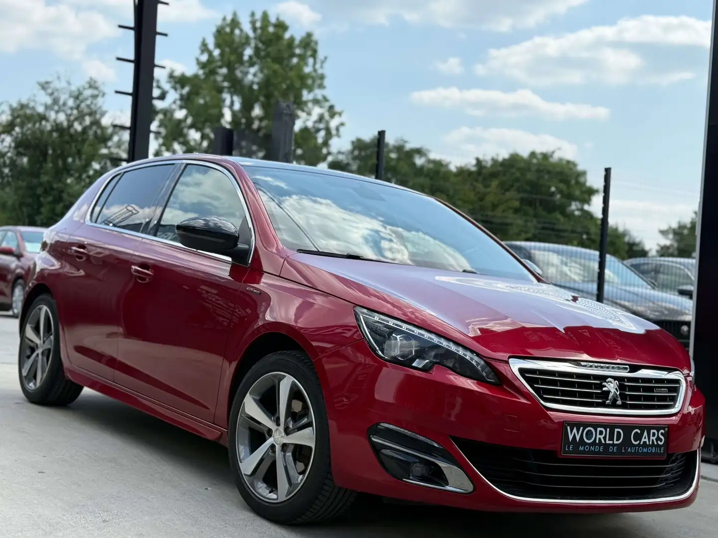 Peugeot 308 1.2i GT Line TOIT PANO CAMERA PARK.AS FULL OPTIONS Rouge - 2