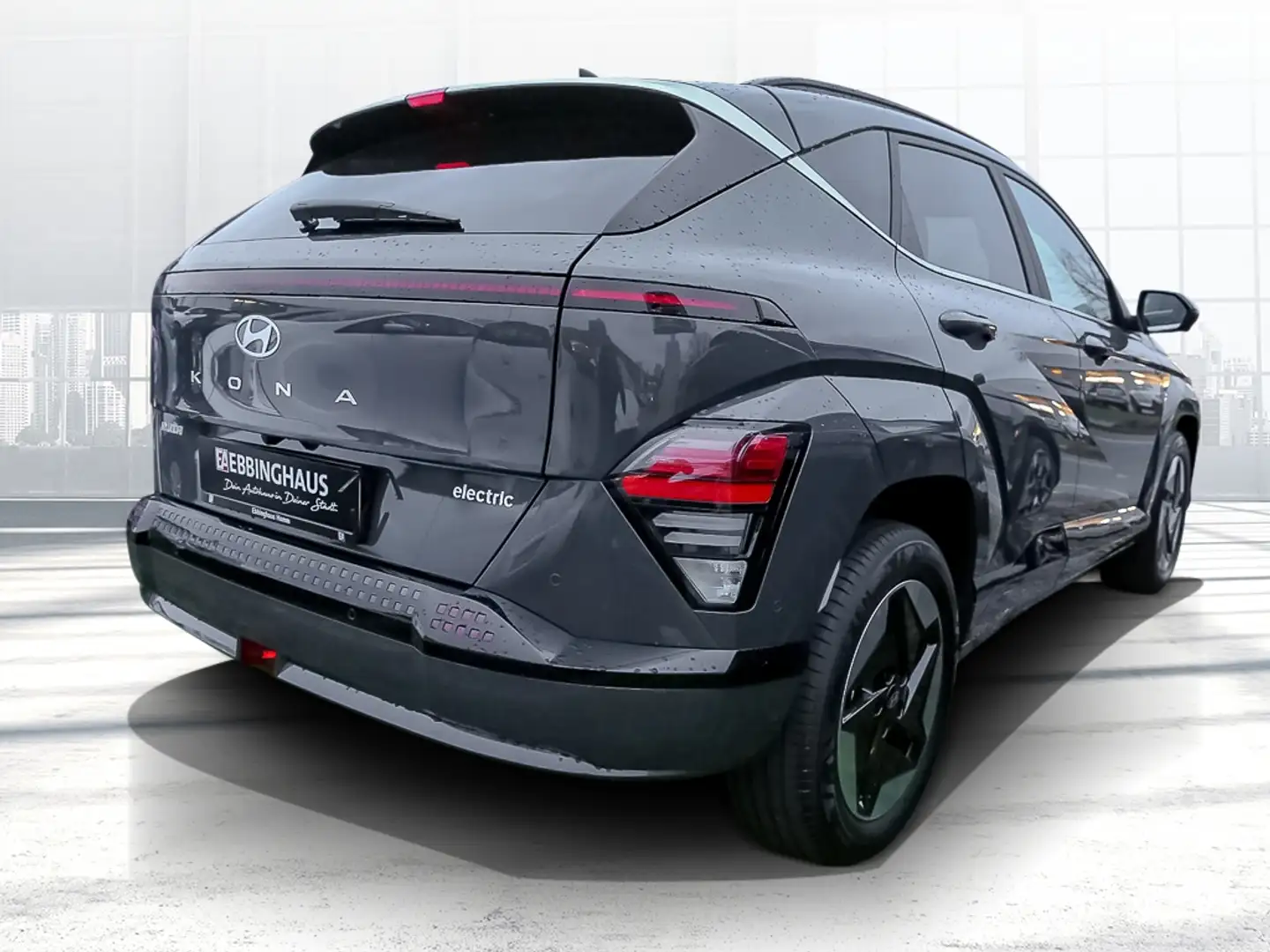 Hyundai KONA EV Prime-Navi-Leder-Sitzheiz-Lenkradheiz-360°Kamer Grau - 2