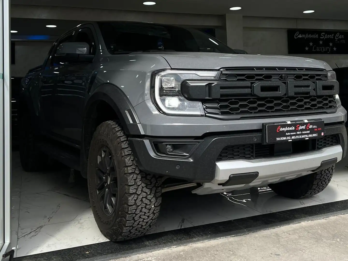 Ford Ranger Raptor 2.0 EcoBlue 210 CV Automatica A10 DOPPIA CABINA Grigio - 1