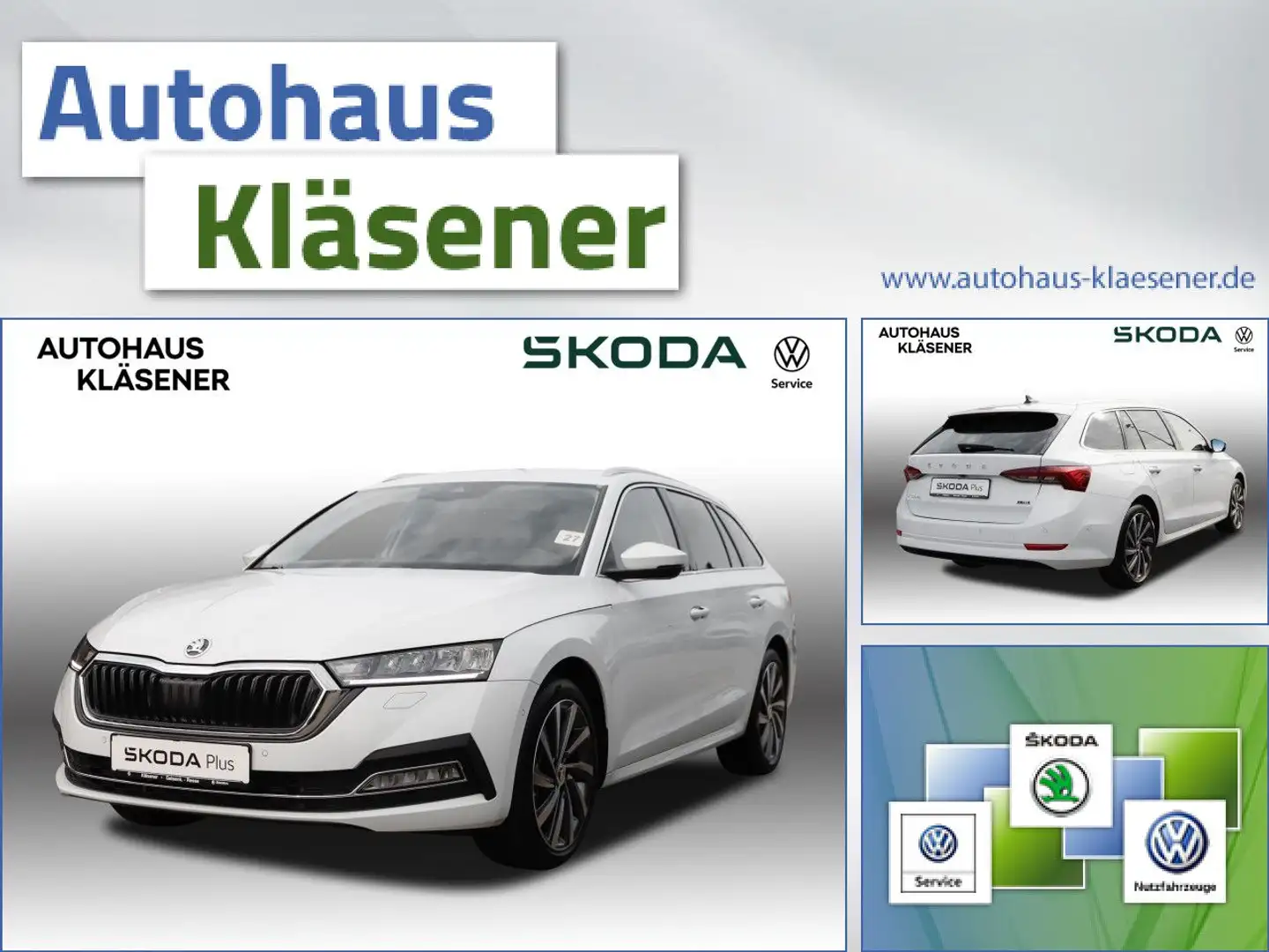 Skoda Octavia Combi 1.5TSI eTEC 110KWDSG HUD ASSIST DCC Weiß - 1