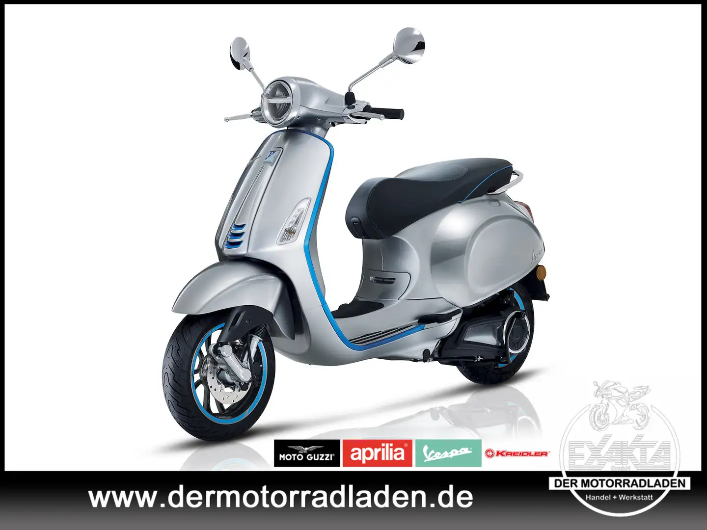 Vespa Elettrica Elettrica E5 BLU Argintiu - 1