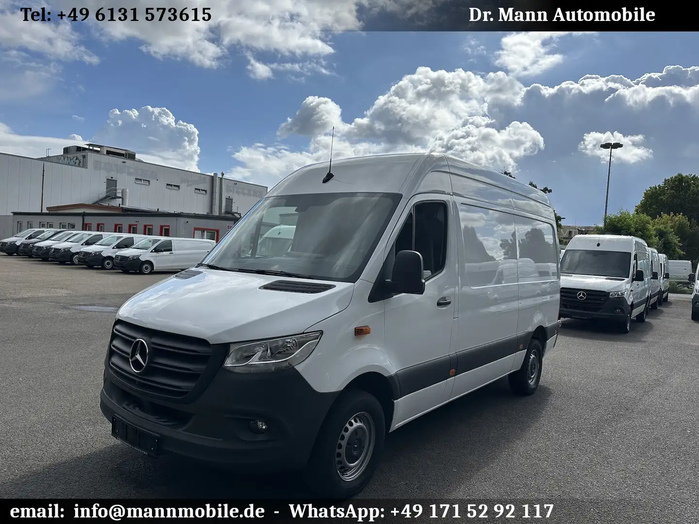 Mercedes-Benz Sprinter 317 CDI RWD L2 Top Ausstattung Blanc - 1