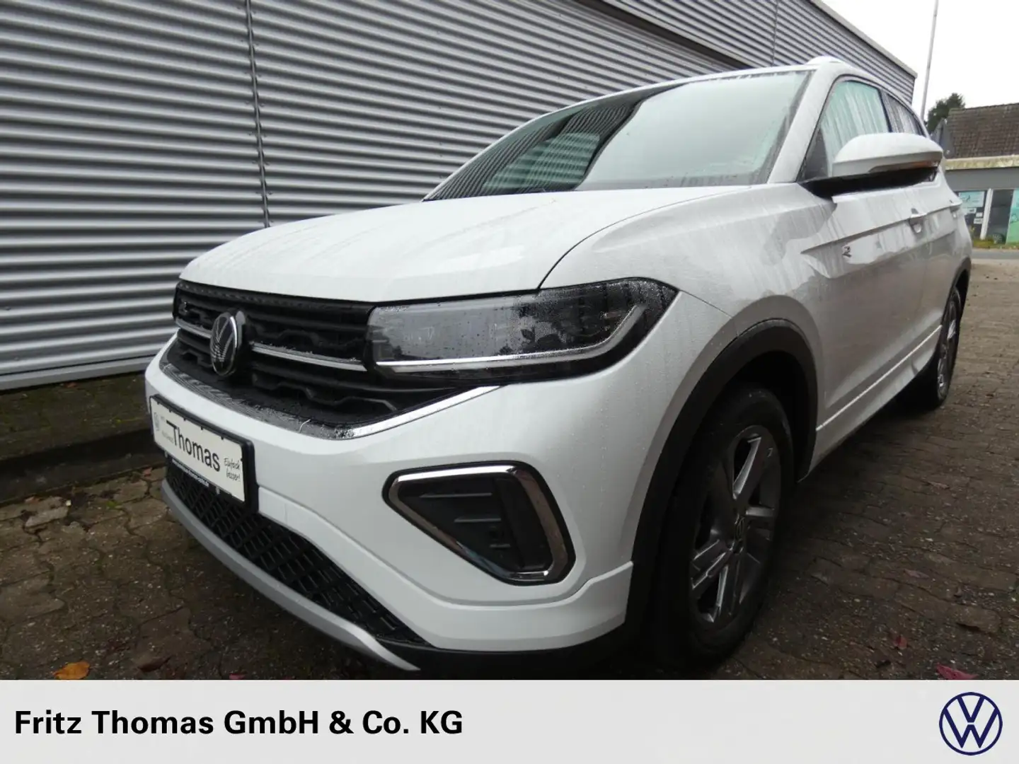 Volkswagen T-Cross 1.5 TSI DSG R-Line LED Navi AHK SHZ PDC Klima Weiß - 2